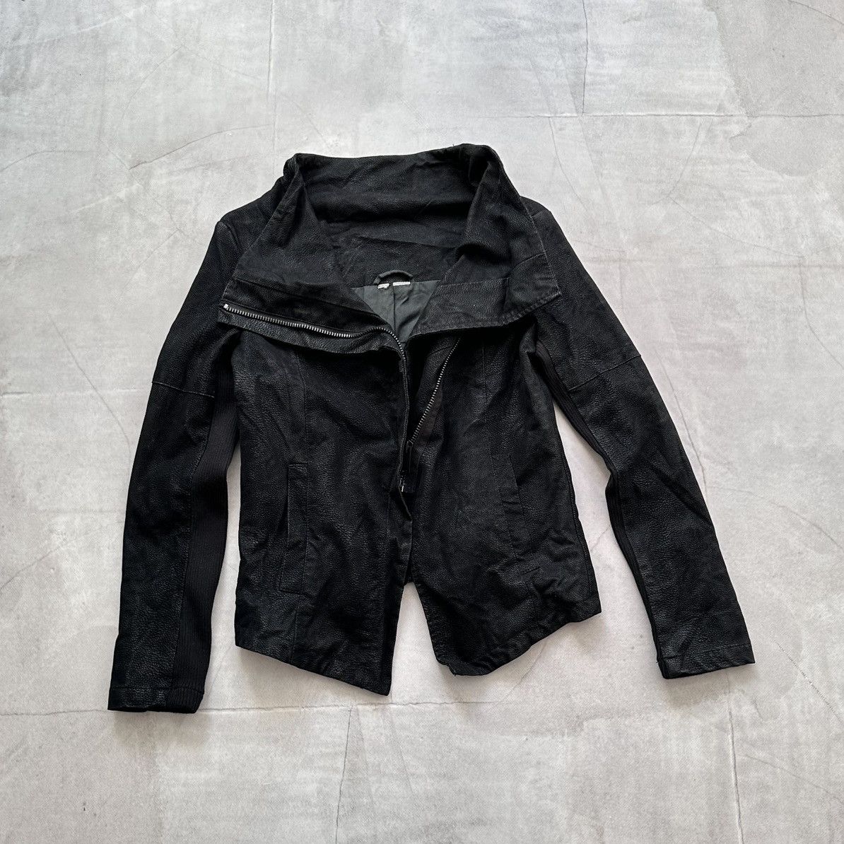 Hysteric Glamour × Undercover Gothic Biker Jacket Side Zip Punk Demeulemeester Vibe Size S / US 4 / IT 40 - 7 Thumbnail