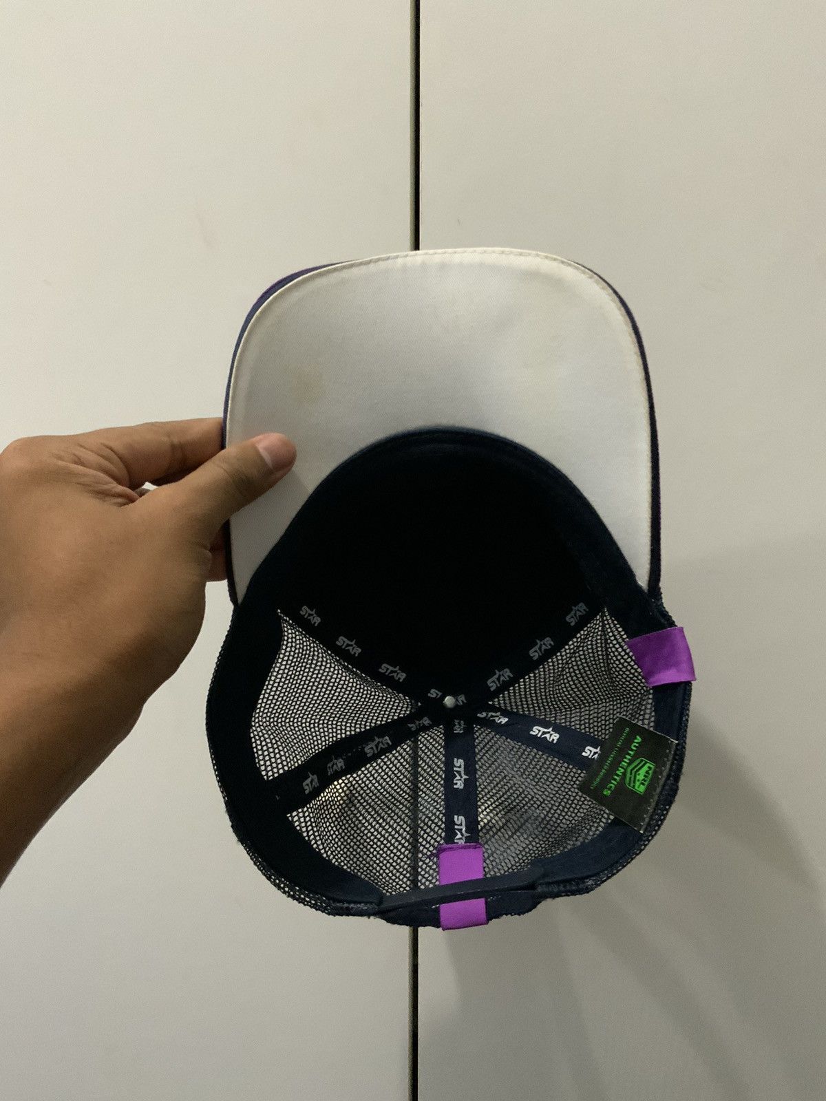 Vintage MSRLC Storm NRL Sports Trucker Hat Size ONE SIZE - 7 Thumbnail