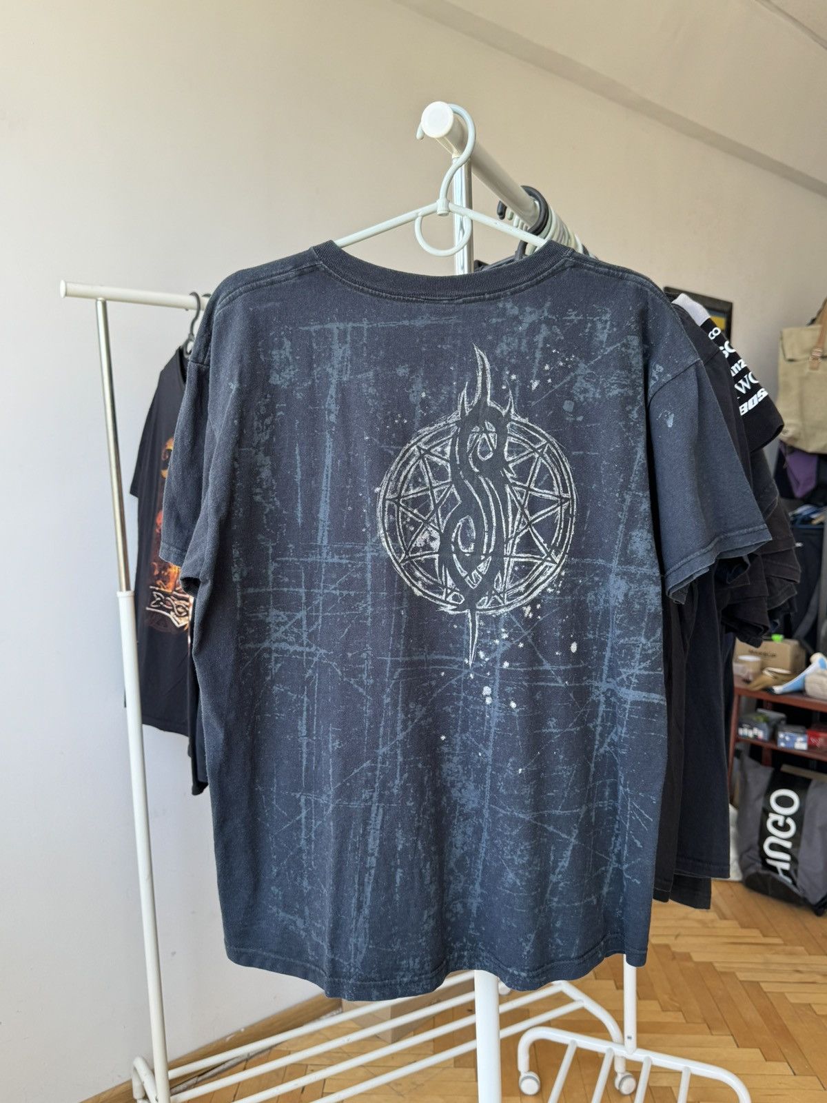 Slipknot Vintage Slipknot All Over Print Trashed T-Shirt Size US L / EU 52-54 / 3 - 3 Thumbnail