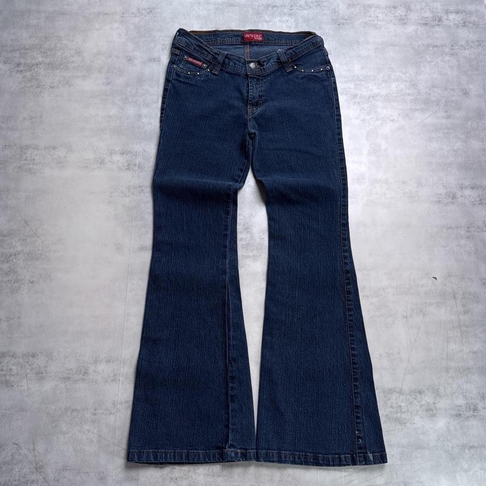 Other Y2K Joystick 00s Blue Flared Denim Jeans Size 30" / US 8 / IT 44 - 1 Thumbnail