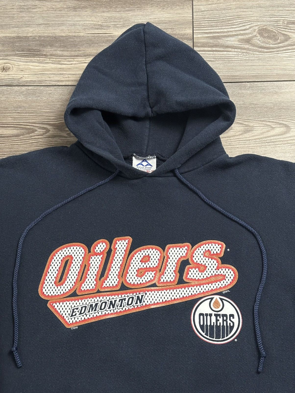 NHL Vintage Y2K Edmonton Oilers Hoodie Navy Size US S / EU 44-46 / 1 - 2 Thumbnail