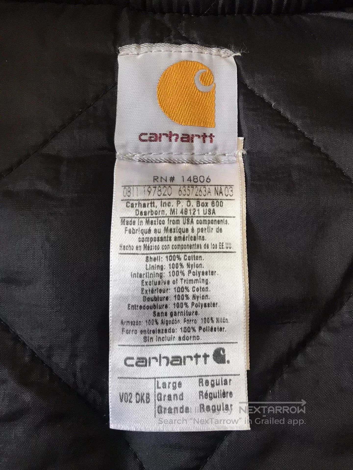 Carhartt Carhartt V02 Washed Canvas Work Vest. Size US L / EU 52-54 / 3 - 9 Thumbnail