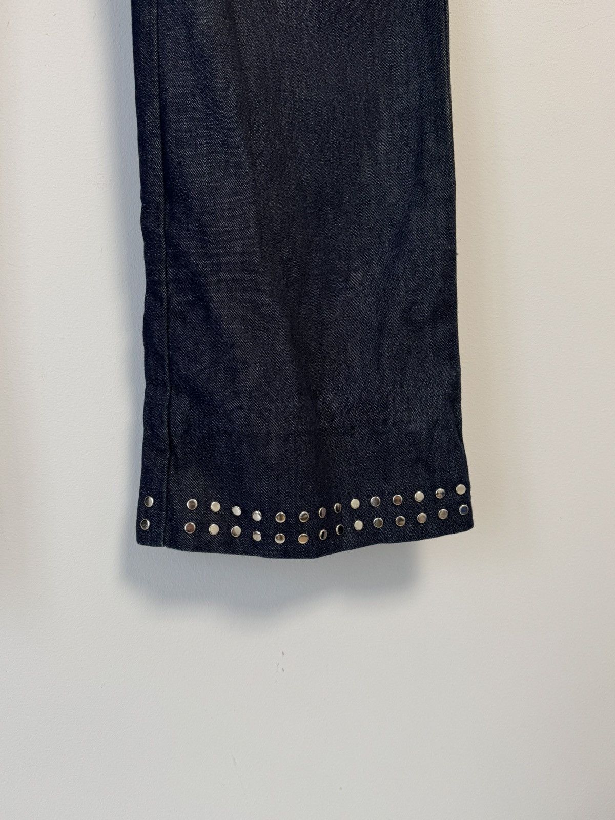 Versace Jeans Couture Versace Jeans Couture Rhinestone Denim Set Cropped Jacket Size L / US 10 / IT 46 - 18 Thumbnail