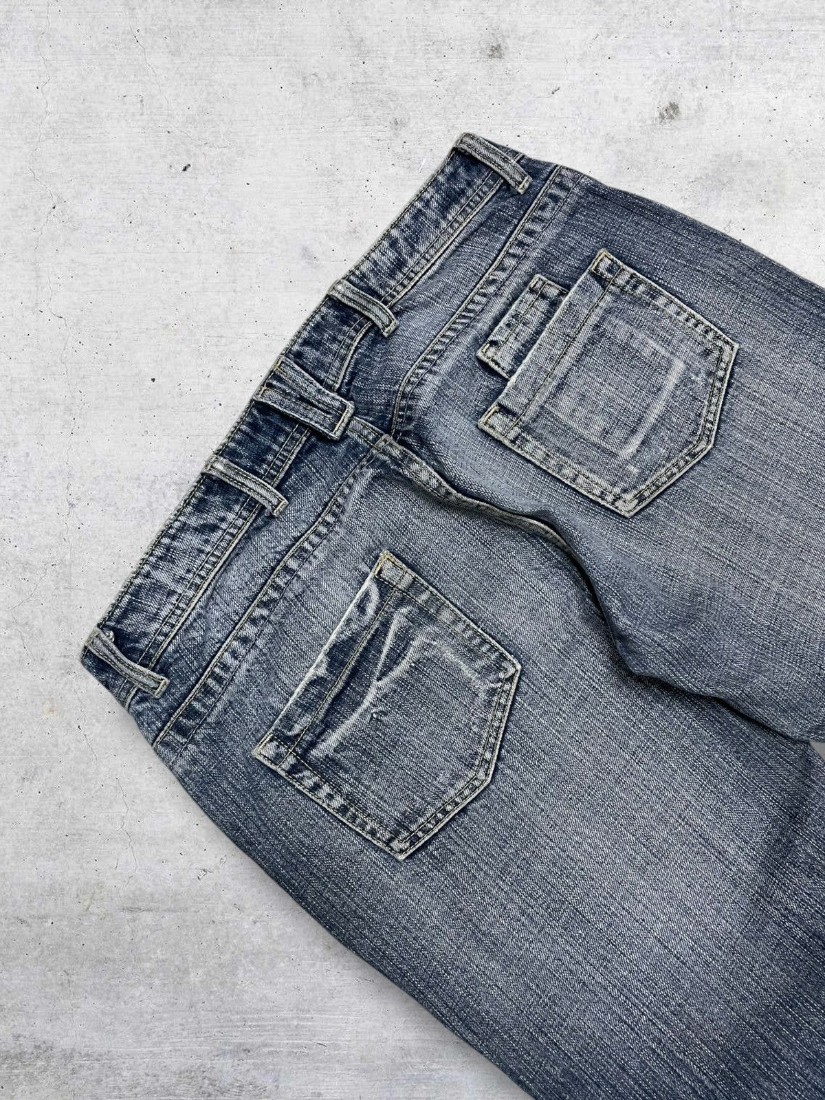 Hysteric Glamour CAMEL ROAD 90S OG JAPAN DESIGNER PATCHWORK DISTRESSED DENIM Size US 31 - 13 Thumbnail