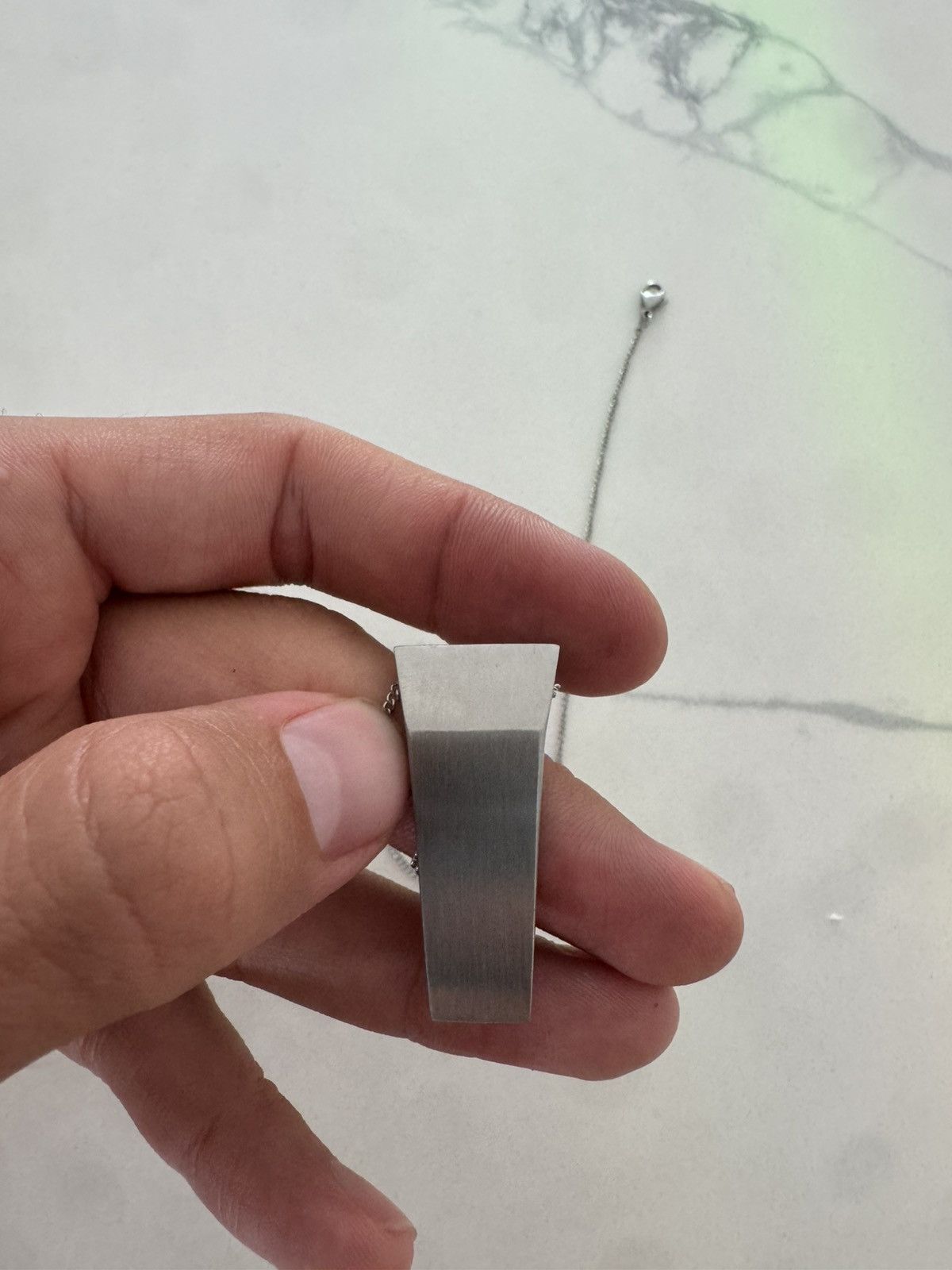 Trunk Necklace in Silver, Men's — image 2 of 3