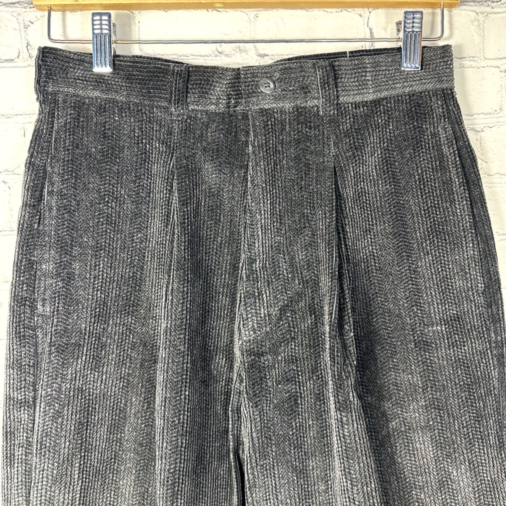 Lands' End VINTAGE Lands End Corduroy Direct Merchants Womens 10 Pants Black New USA Size 32" / US 10 / IT 46 - 2 Thumbnail
