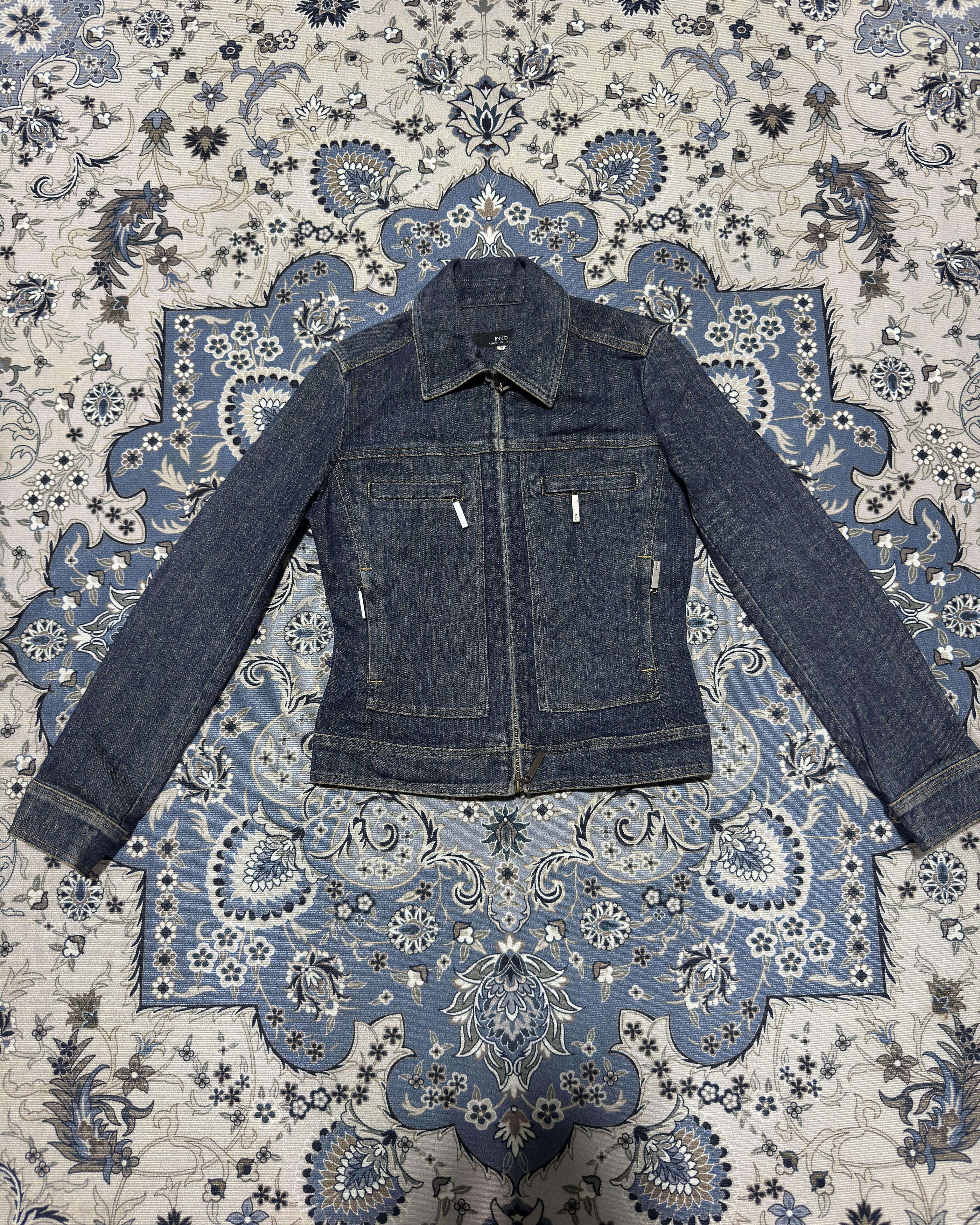 Japanese Brand × Yohji Yamamoto Ined by Yohji Yamamoto Denim Trucker Jacket Size S / US 4 / IT 40 - 1 Thumbnail