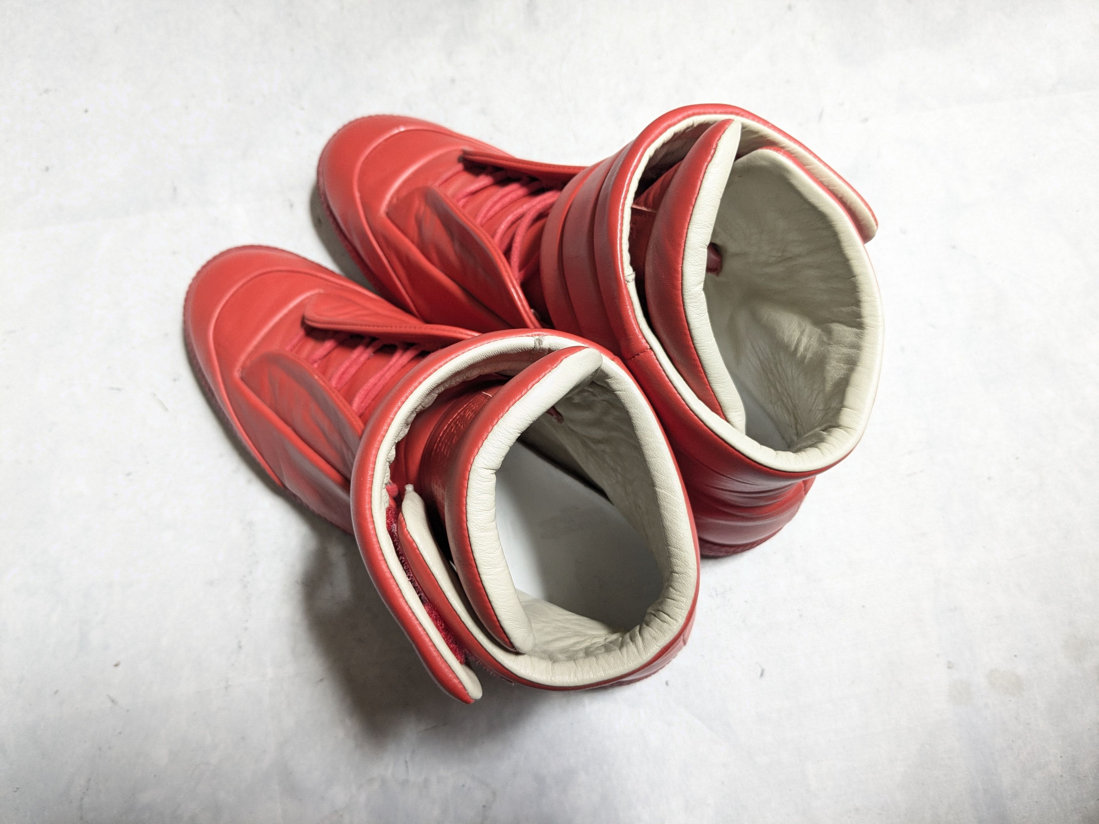 Maison Margiela Maison Margiela Future High Tops Sneakers Red 9 42 Size US 9 / EU 42 - 15 Thumbnail