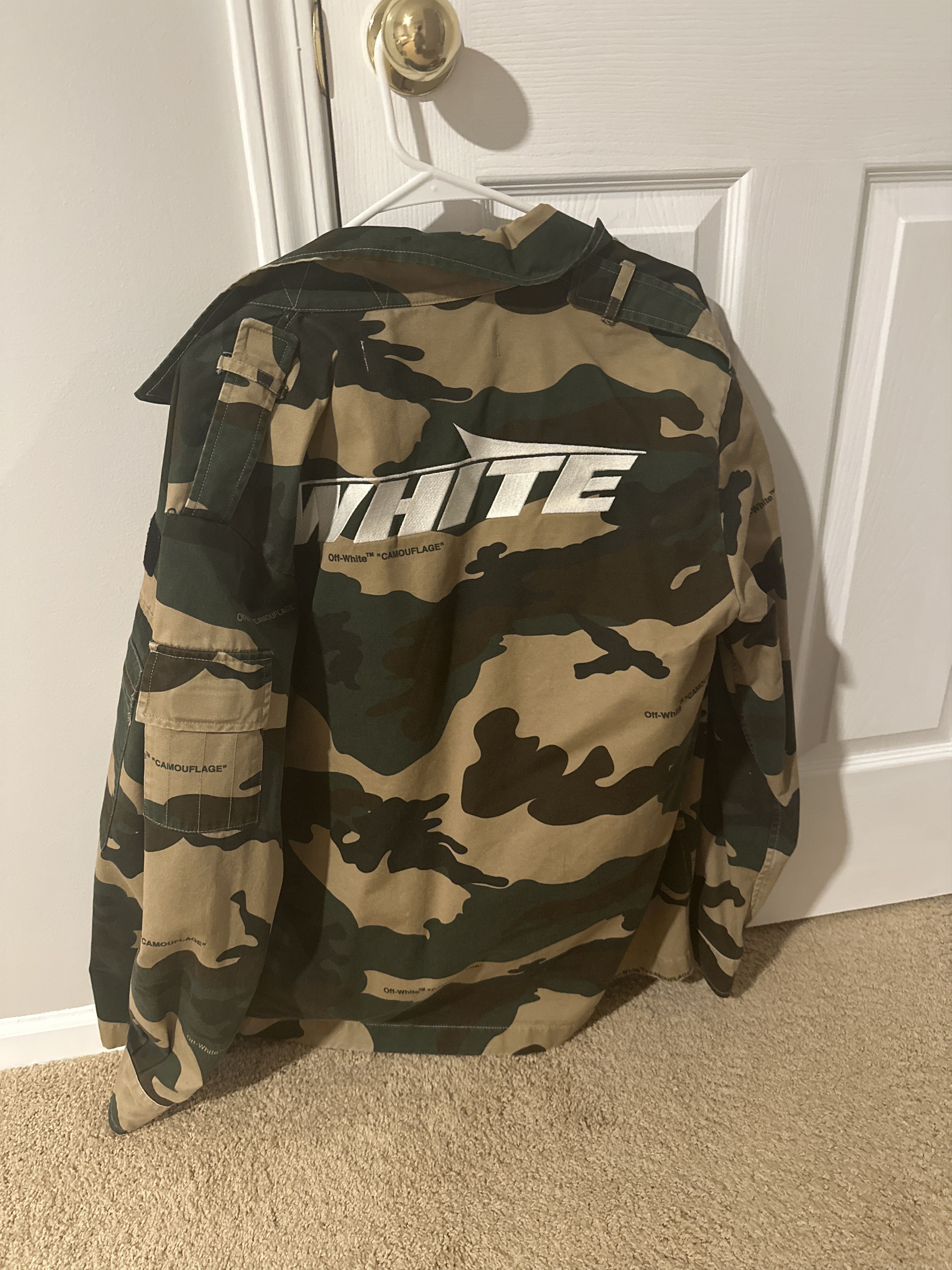 Off-White Camo Off-White Jacket Size US L / EU 52-54 / 3 - 3 Thumbnail