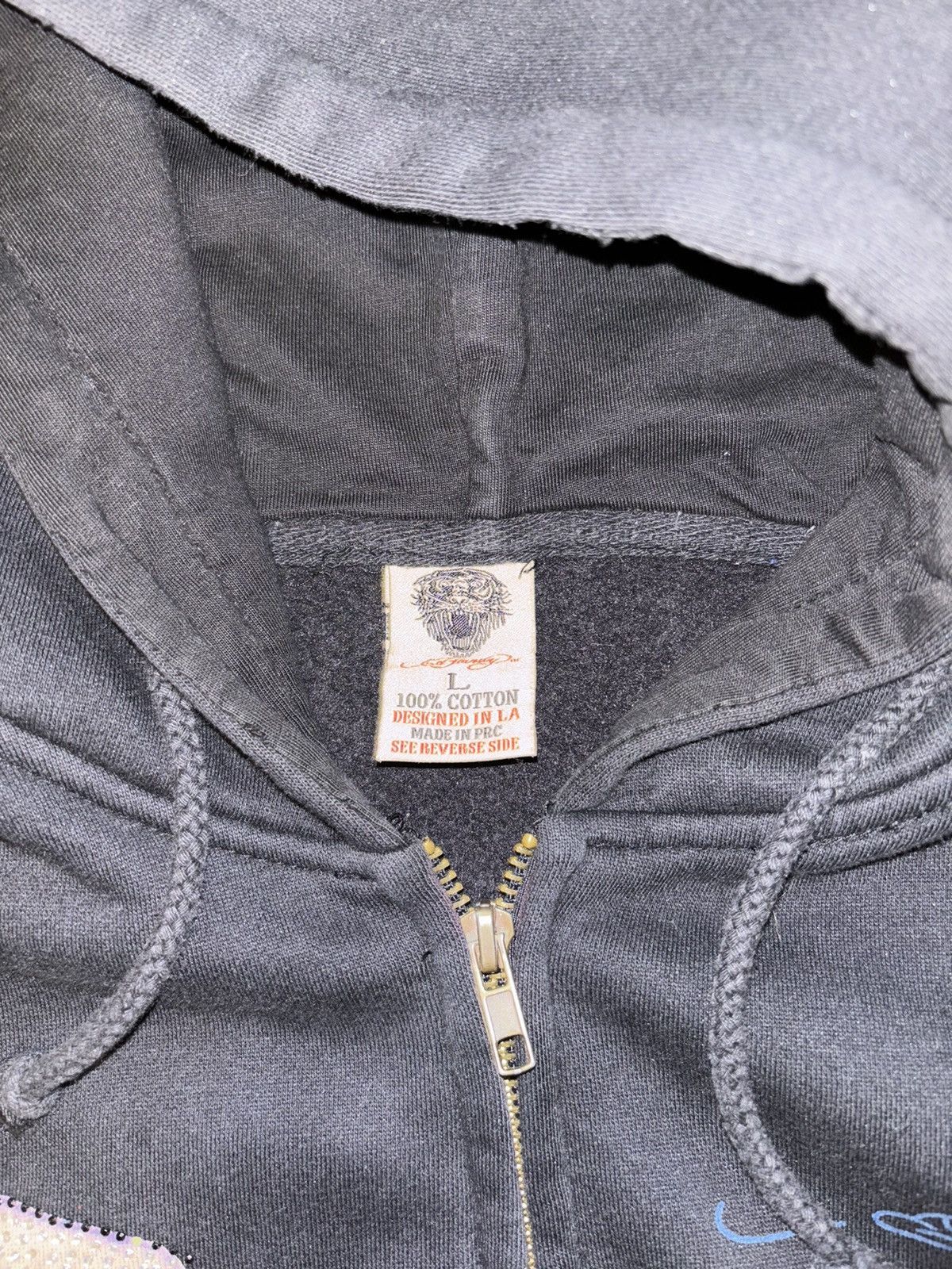 Ed Hardy Ed Hardy Vintage Zip Up Hoodie Size US L / EU 52-54 / 3 - 4 Thumbnail