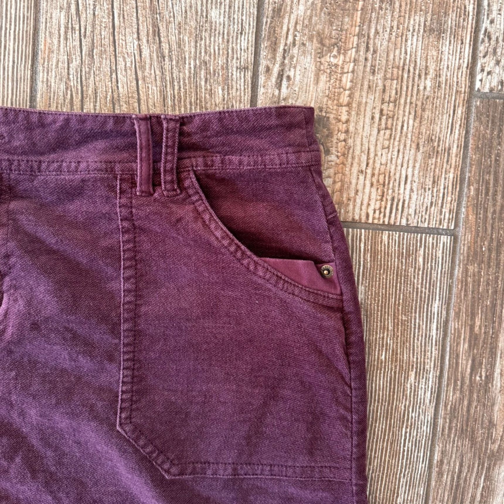 Vintage VINTAGE Lord Kitsch Skirt Womens 34 Purple Midi 90s Y2K Style Dark Academia Denim Cotton Pencil/Straight Womens Size 24" / US 00 / IT 34 - 3 Thumbnail