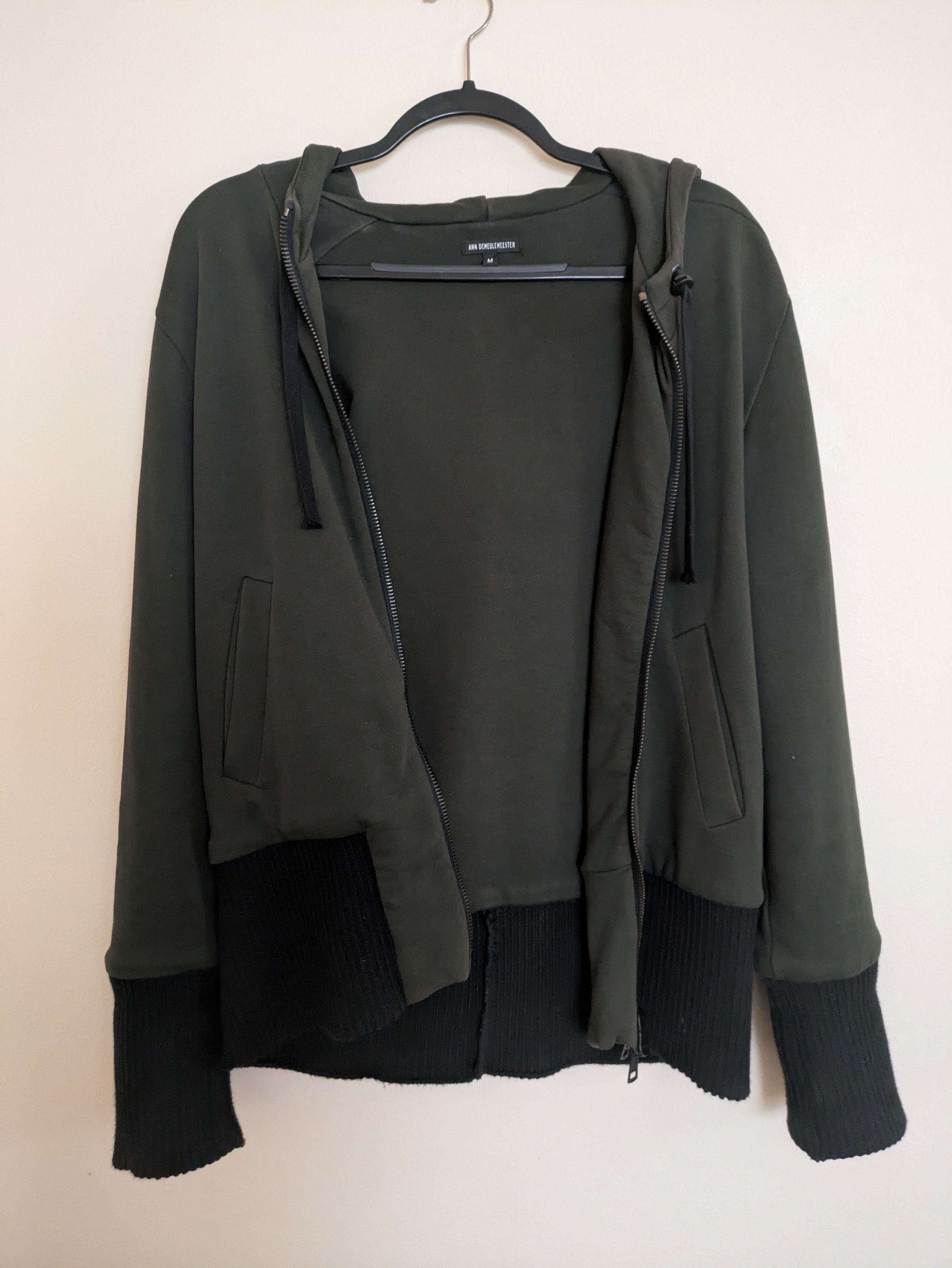 Ann Demeulemeester × Vintage Rare Hoodie ZIP Ann Demeulemeester