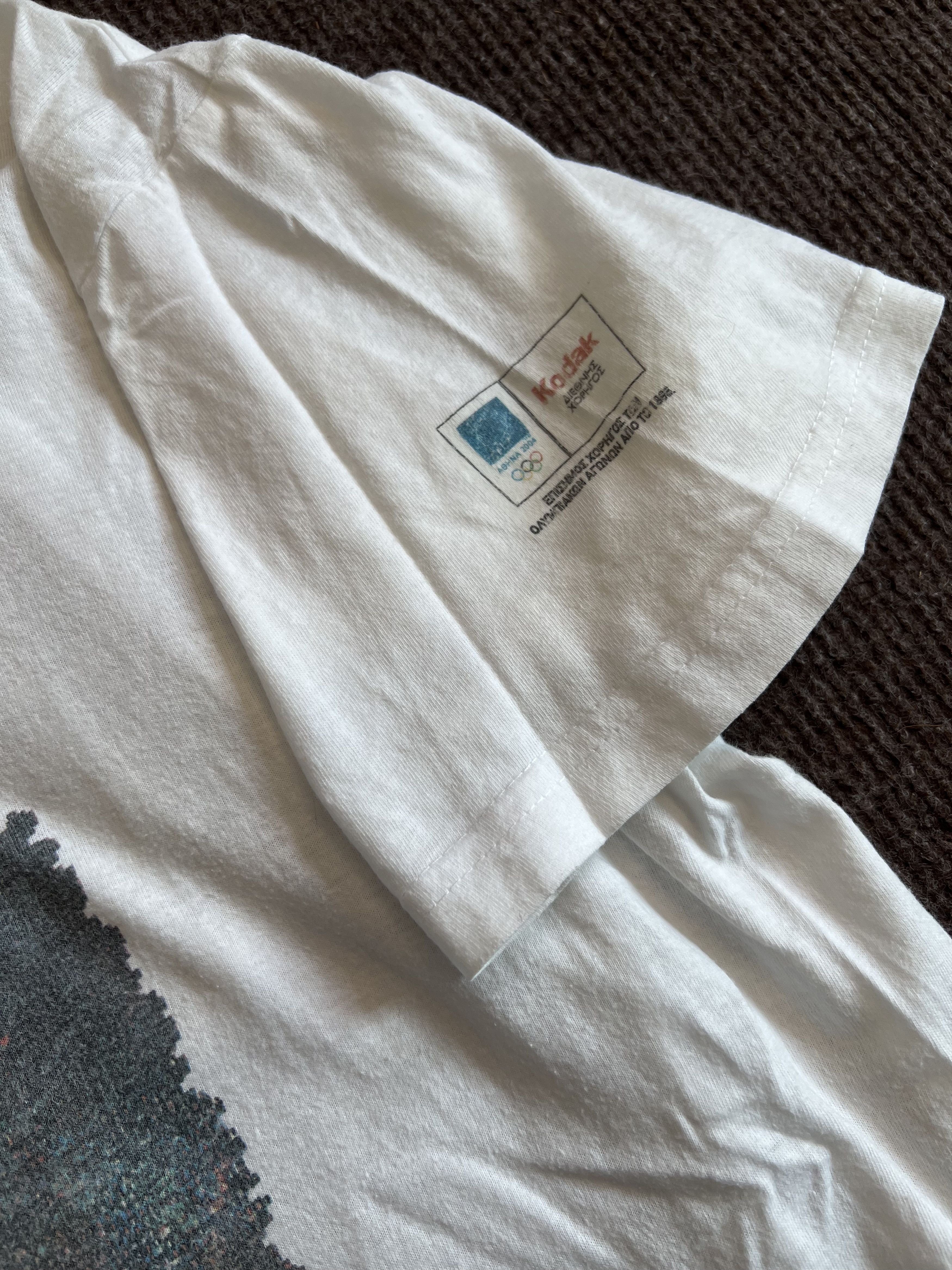 Vintage Vintage 2004 Athens Olympics "All Greece One Smile" Tee L Size US XL / EU 56 / 4 - 4 Thumbnail