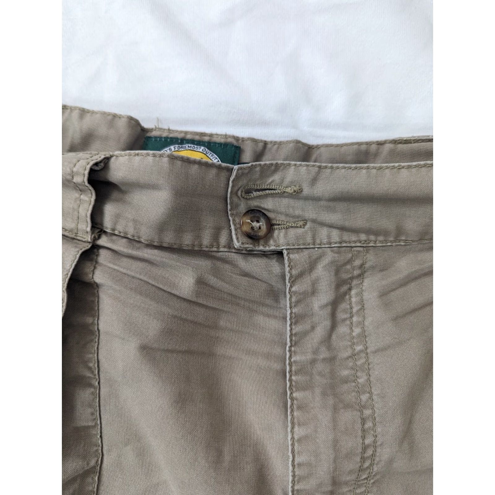 Vintage Cabela's Convertible Cargo Pants Mens 36x32 Beige Outdoors Casual P3M Size US 36 / EU 52 - 4 Thumbnail