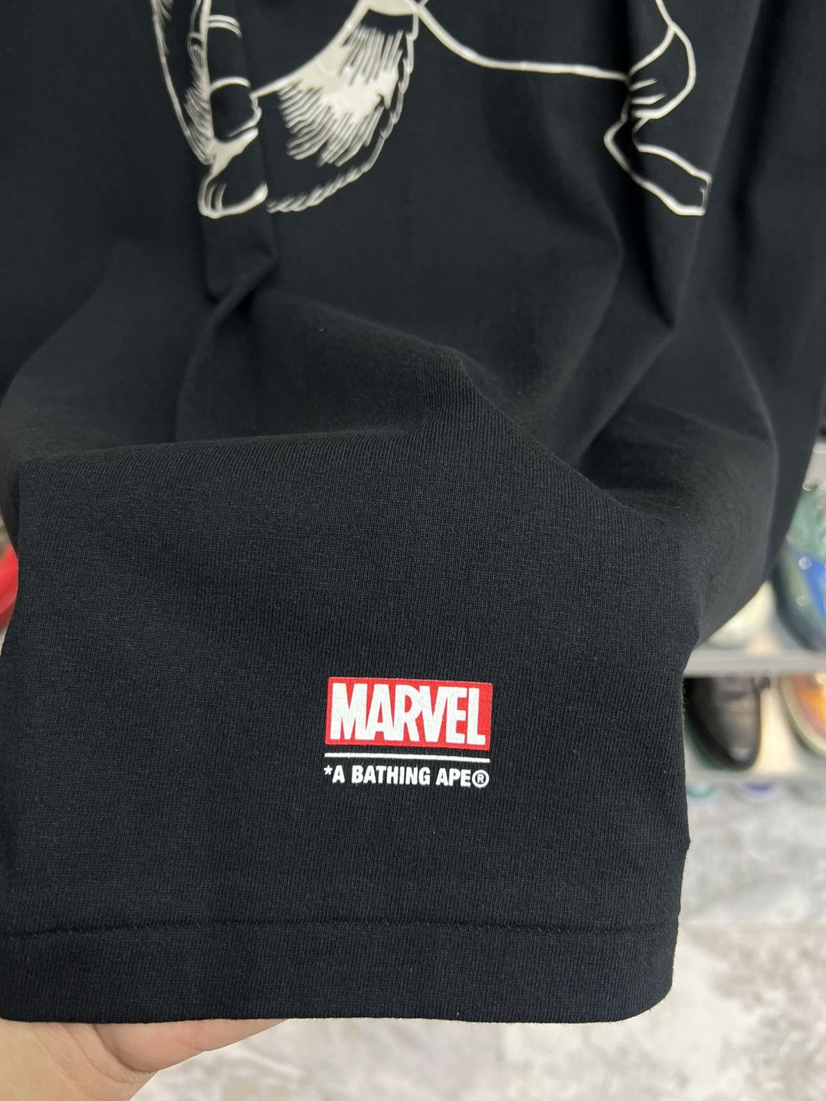 Bape Bape x Marvel Comic Raccoon Tee Size US XXL / EU 58 / 5 - 6 Thumbnail