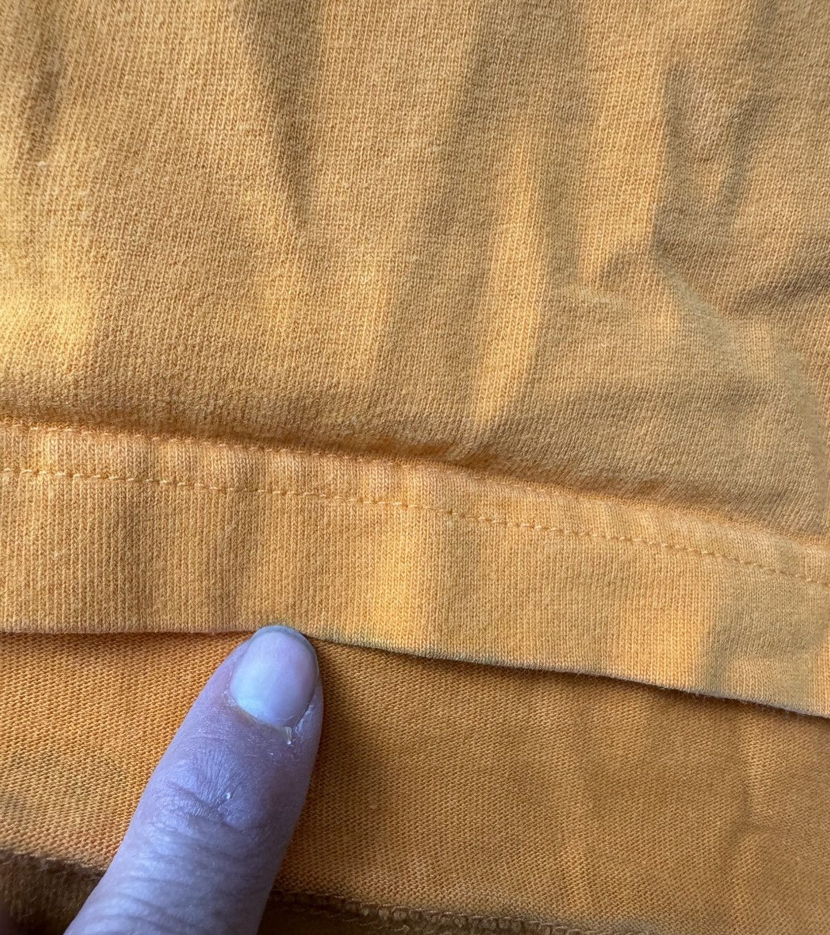 Reebok Vintage Reebok Classic Orange Long Sleeve with Blue Accents Size US XL / EU 56 / 4 - 5 Thumbnail