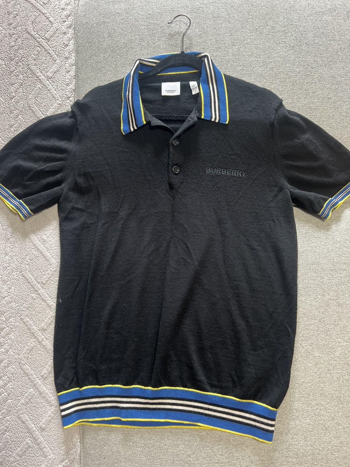Burberry Burberry Navy Polo size Large Size US L / EU 52-54 / 3 - 1 Thumbnail