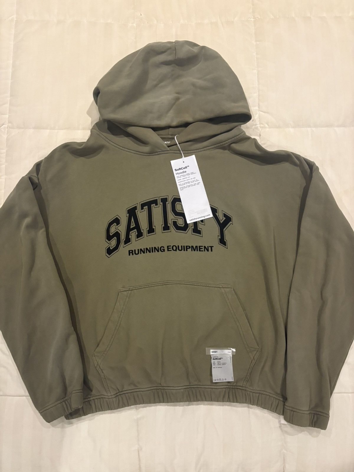 Satisfy Satisfy Running SoftCell Hoodie Sun Bleached Military Olive Size US M / EU 48-50 / 2 - 7 Thumbnail