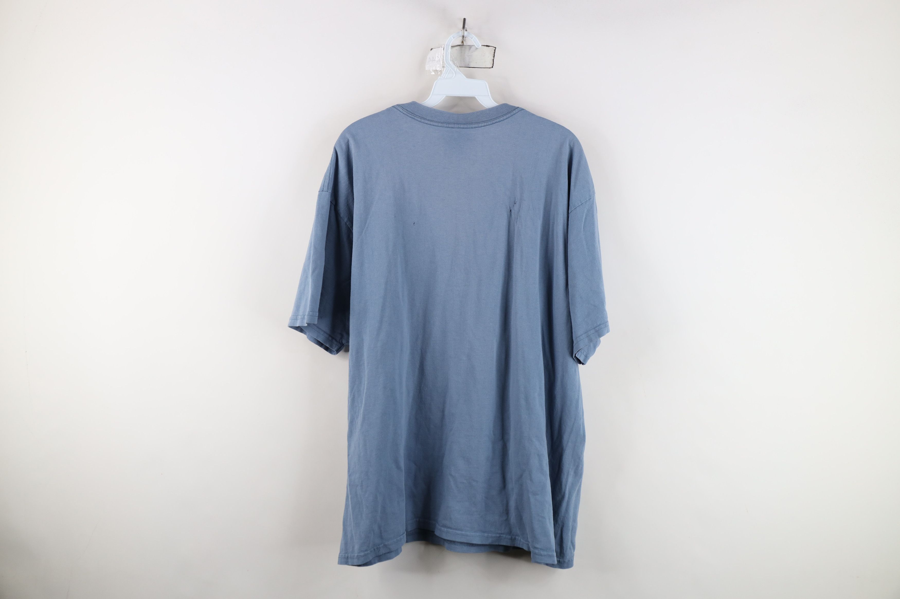 Nike Vintage Nike Scott Mini Swoosh Short Sleeve T-Shirt Blue Size US XL / EU 56 / 4 - 12 Thumbnail