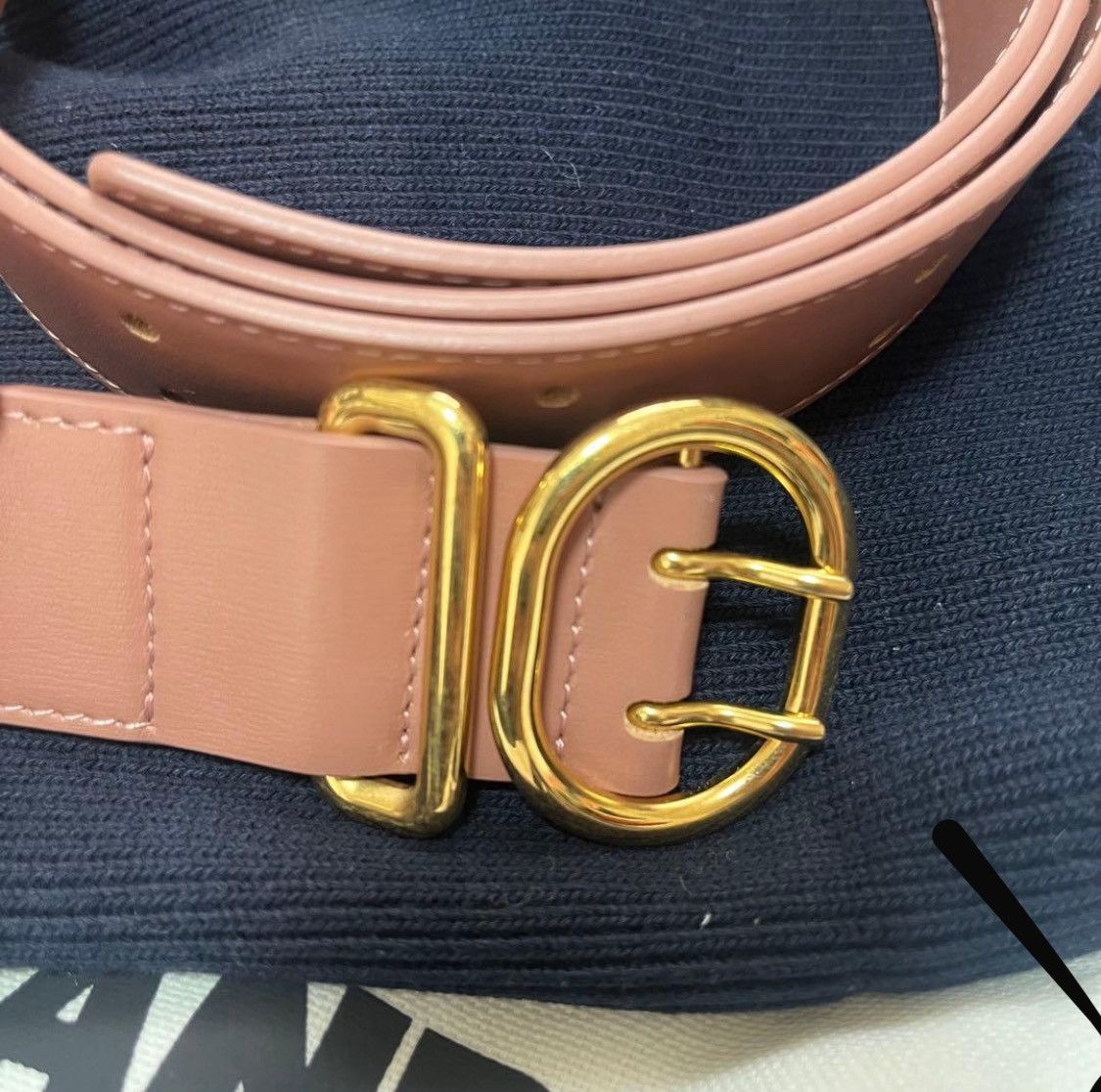 Jil Sander JIL SANDER Cannol Pink Leather Belt Size ONE SIZE - 5 Thumbnail