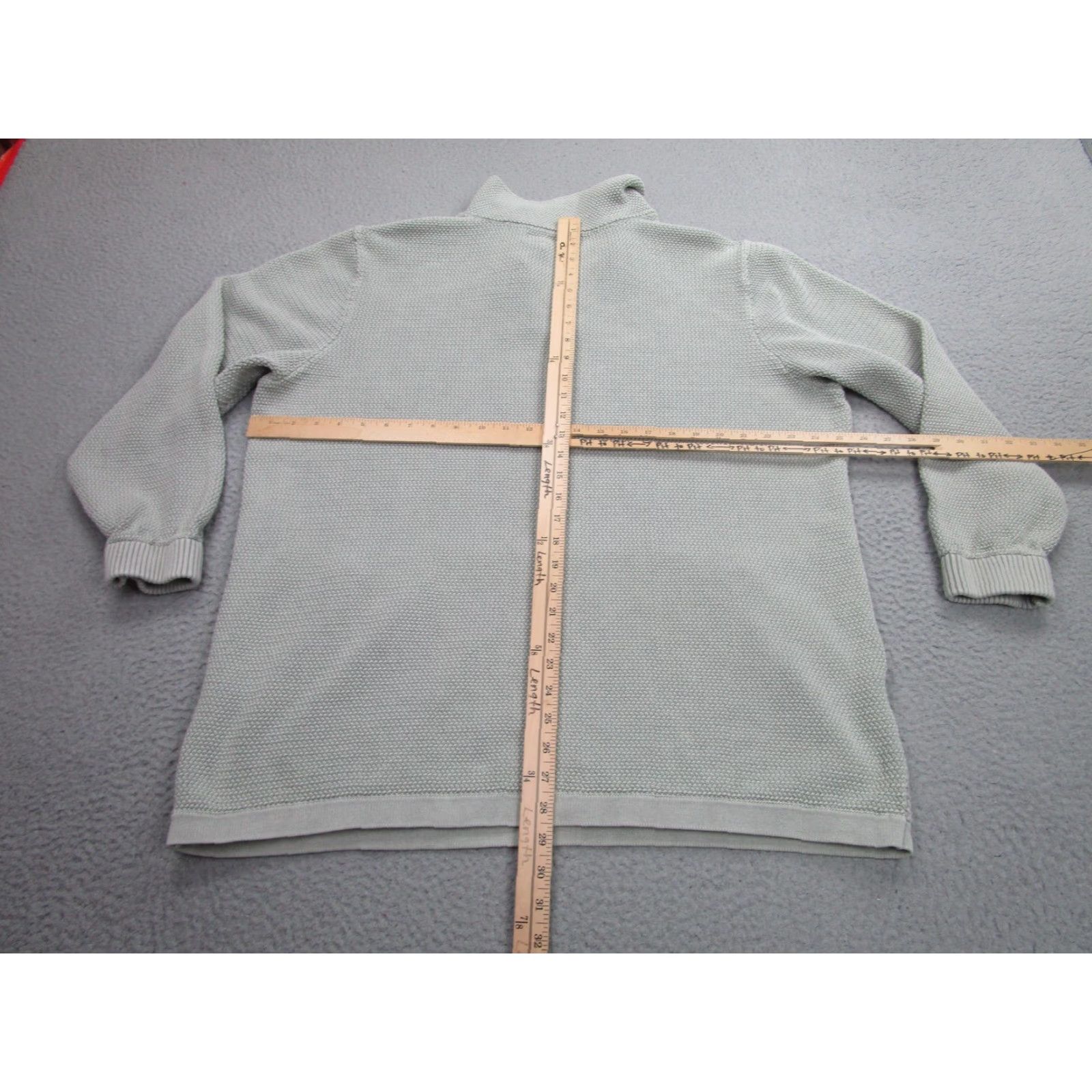 Carbon2Cobalt Carbon2Cobalt Pullover Sweater Mens 2XL Gray Knit 1/4 Zip Casual Outdoor Size US XXL / EU 58 / 5 - 7 Thumbnail