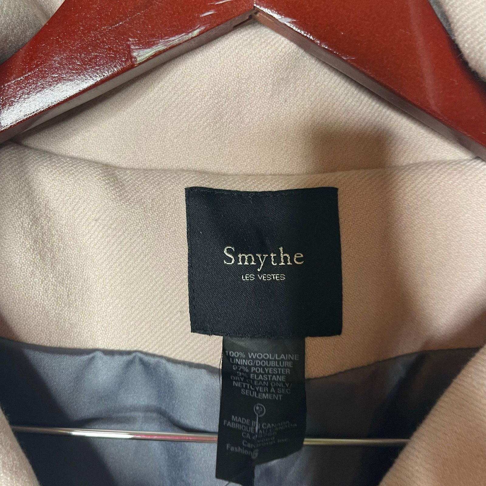SMYTHE Smythe 'Les Vestes' Wool lilac Button Structured Coat US 6 Size M / US 6-8 / IT 42-44 - 5 Thumbnail