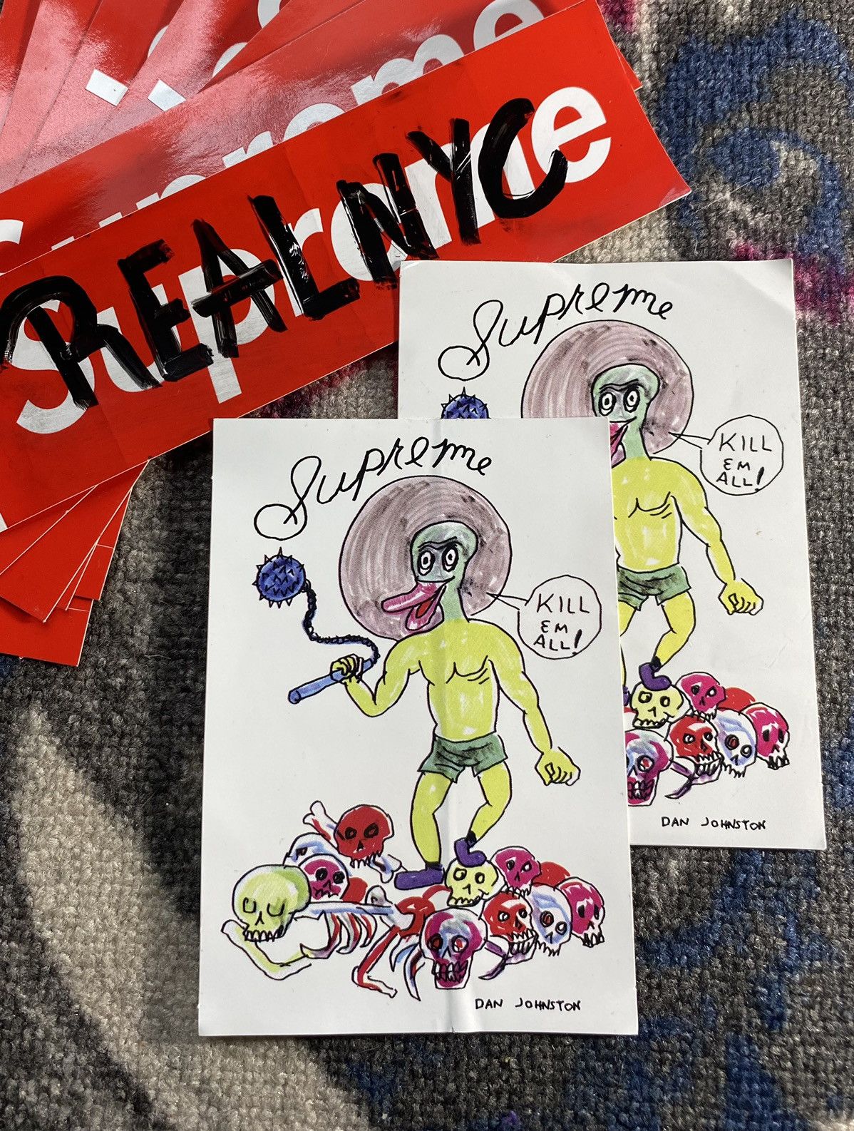 Supreme Supreme Daniel Johnston Kill Em All Duck Sticker Size ONE SIZE - 1 Preview