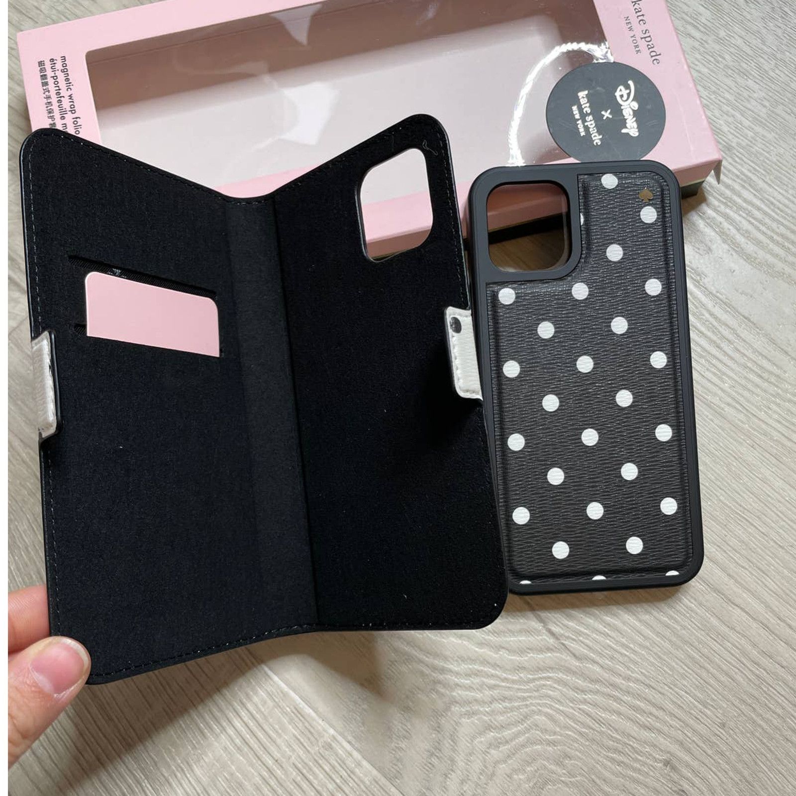 Kate Spade Kate Spade Dots Minnie Mouse Magnetic Folio Iphone 12 MINI Size ONE SIZE - 9 Thumbnail