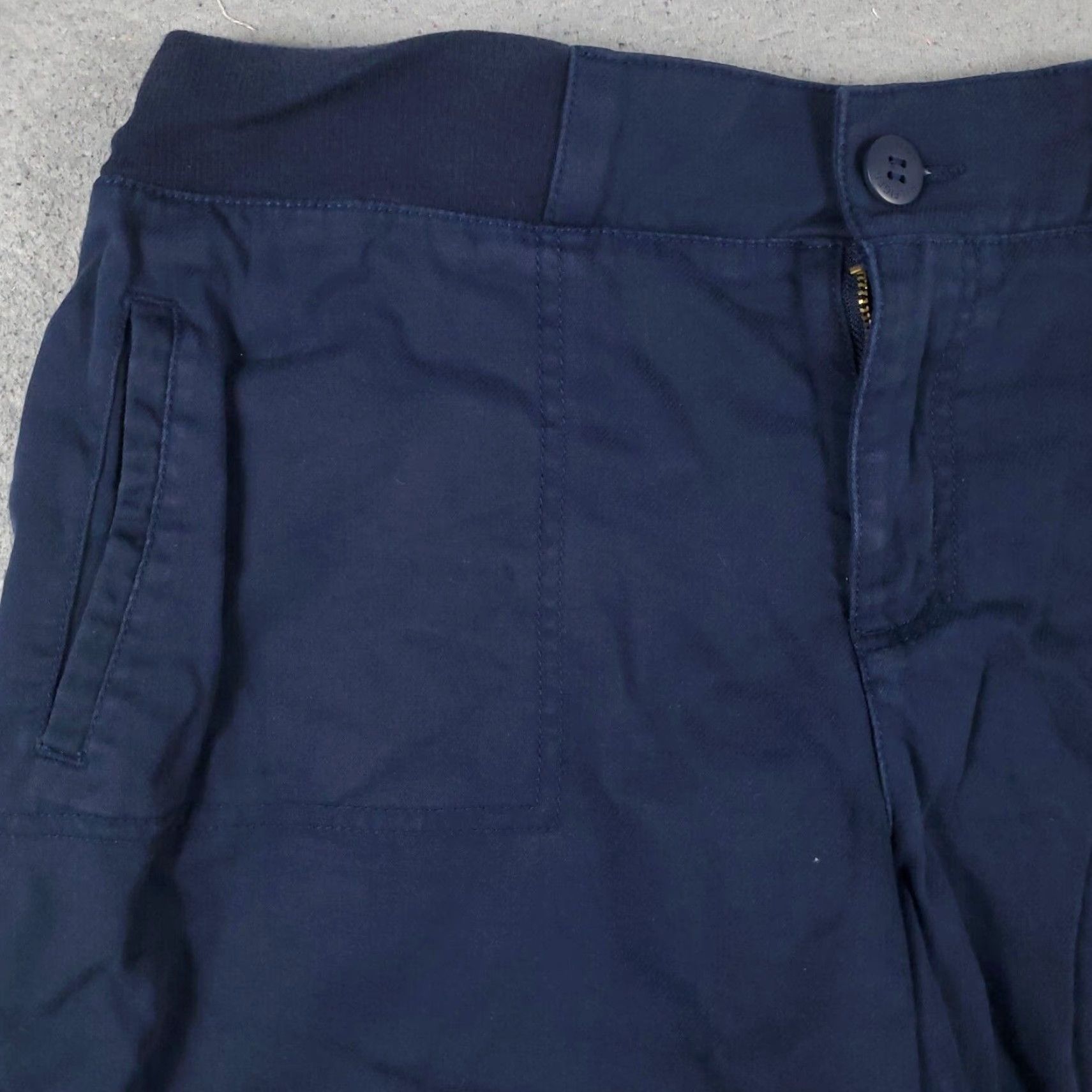 Tommy Hilfiger VINTAGE Tommy Hilfiger Shorts Women's Size Large Blue Casual Flat Front Chino Size 32" / US 10 / IT 46 - 2 Thumbnail