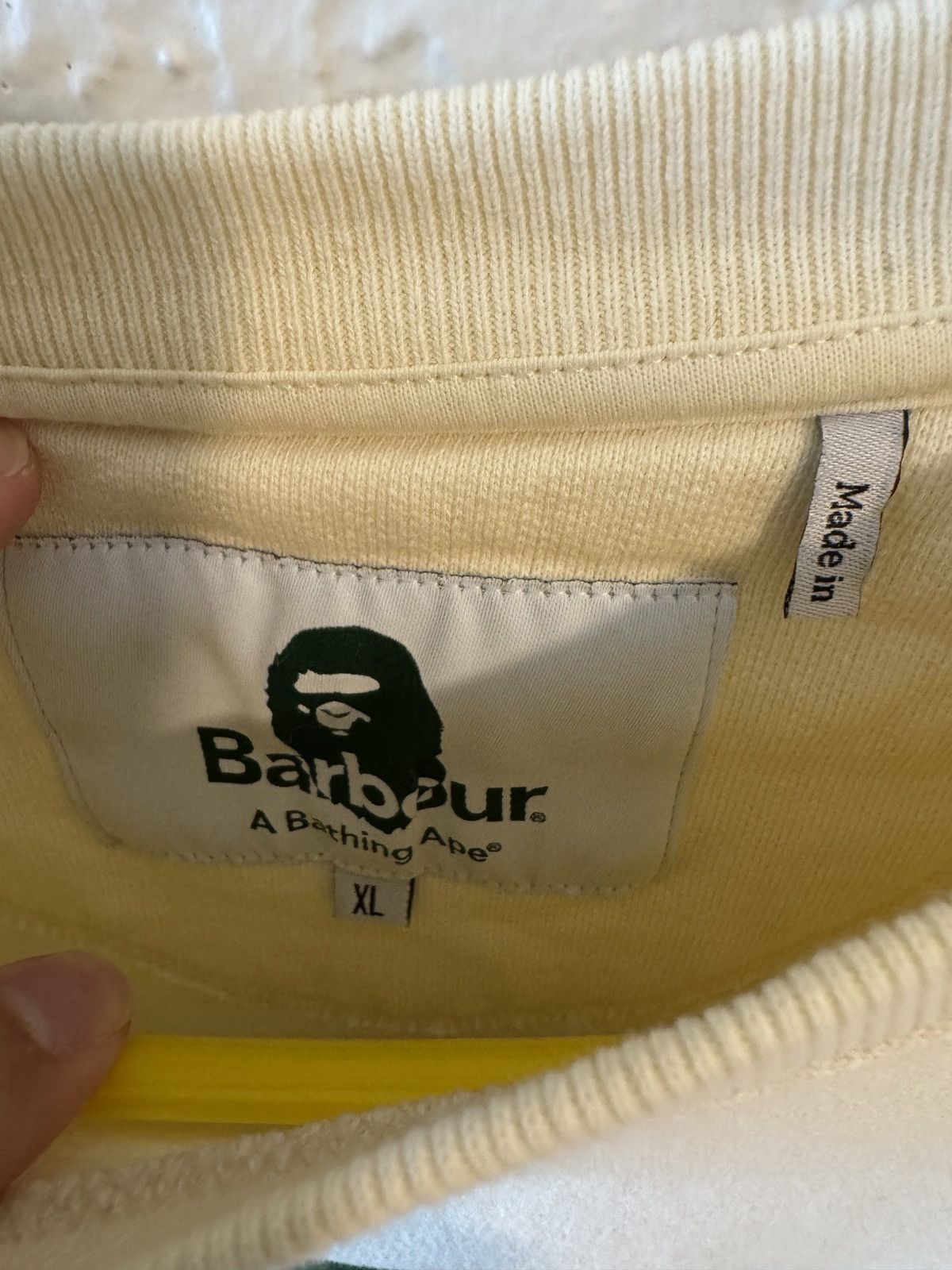 Bape × Barbour Bape x Barbour Crewneck Size US XL / EU 56 / 4 - 3 Thumbnail