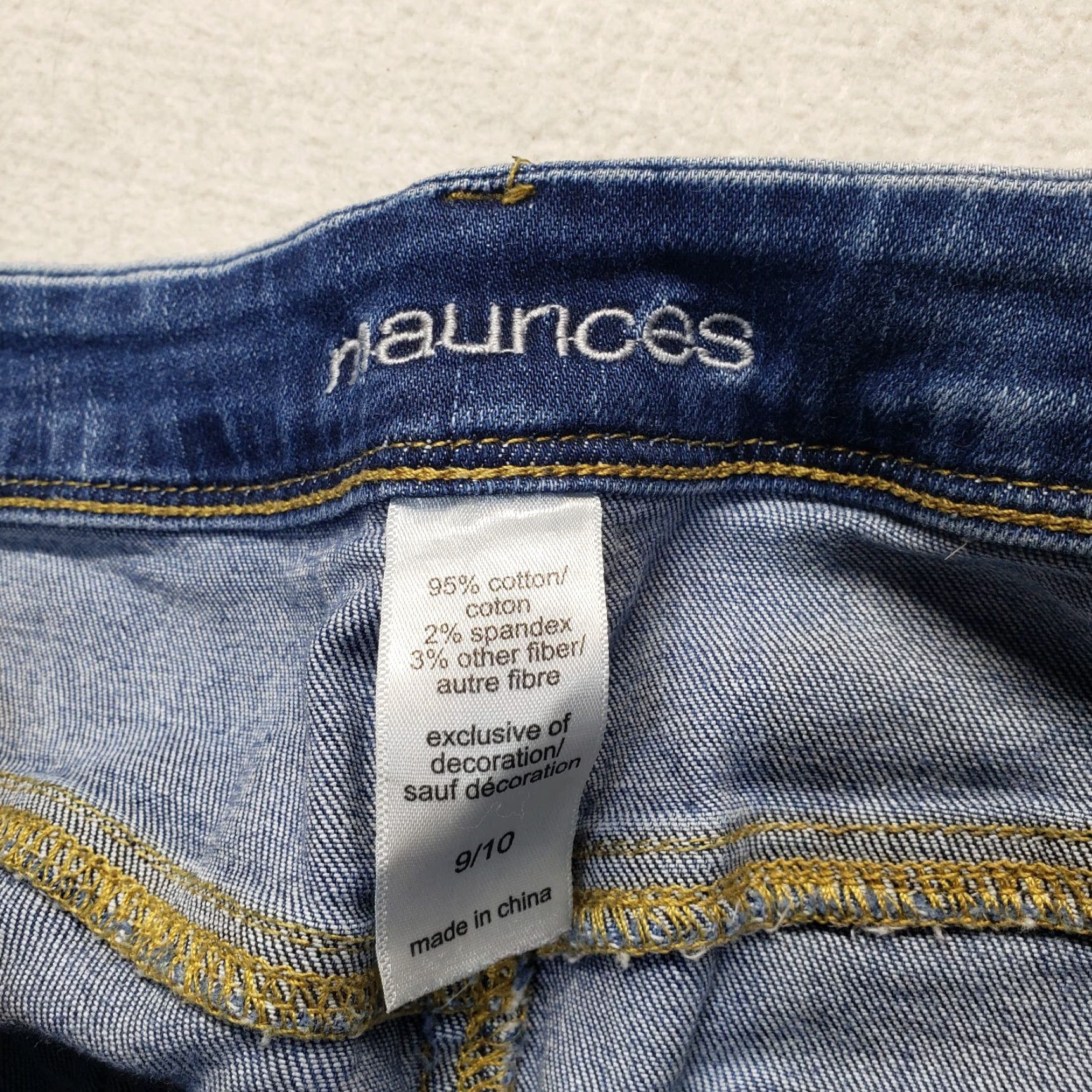 Vintage Maurices Bootcut Jeans Medium Wash Blue Denim Pants Relaxed Women's 10 Cotton Polyester Spandex 5-Pocket Size 32" / US 10 / IT 46 - 3 Thumbnail
