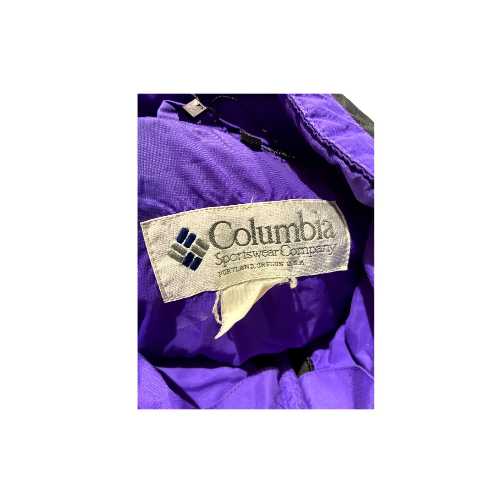 Columbia Columbia Bugaboo Windbreaker Black, Purple & Green Jacket Size US XL / EU 56 / 4 - 2 Thumbnail
