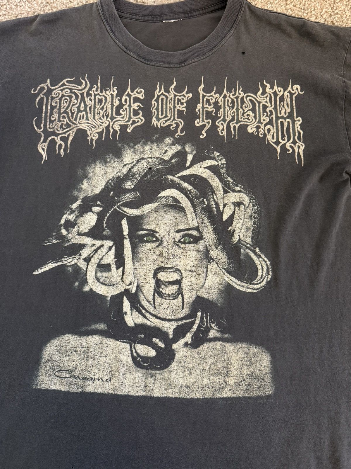 Vintage Cradle of Filth Sedusa of Raven T-Shirt Size US L / EU 52-54 / 3 - 1 Thumbnail