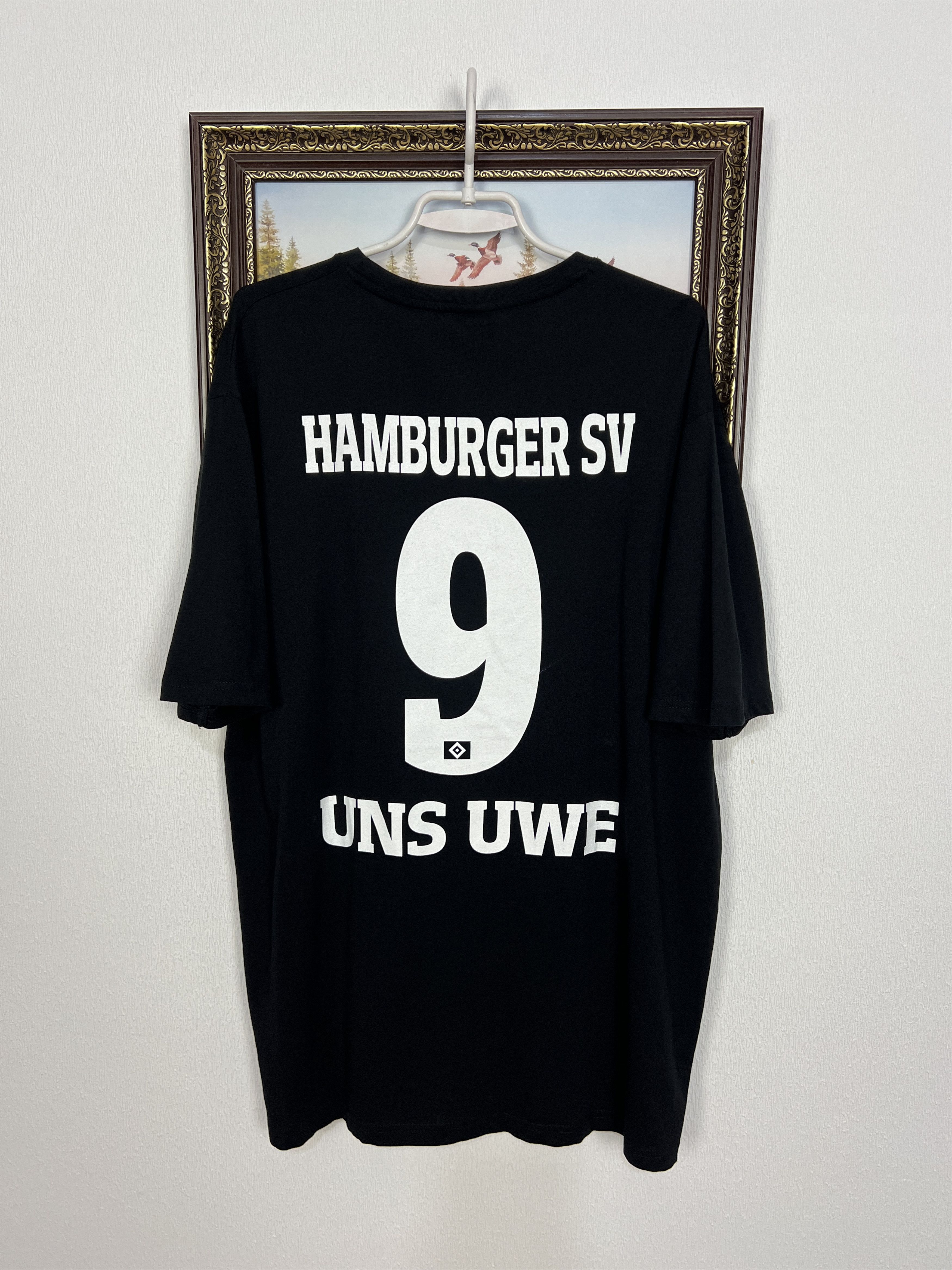 Vintage Hamburg Uwe Seeler Retro Football Shirt Soccer Jersey Trikot Size US XXL / EU 58 / 5 - 7 Thumbnail