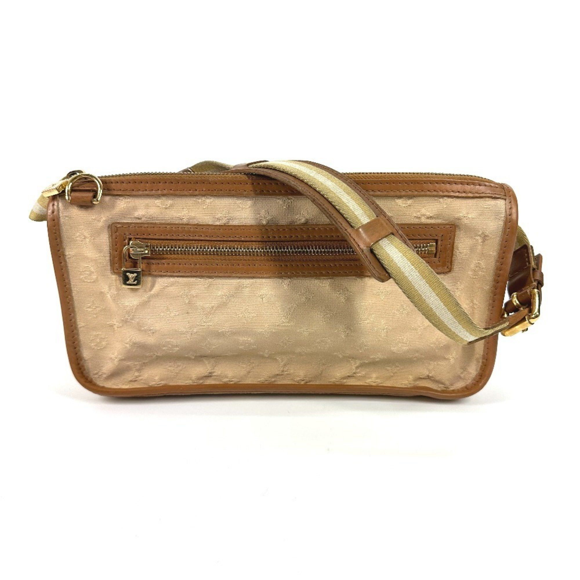 Louis Vuitton M92333 Monogram Mini Pochette Catlin Shoulder Bag Canvas Women's Beige