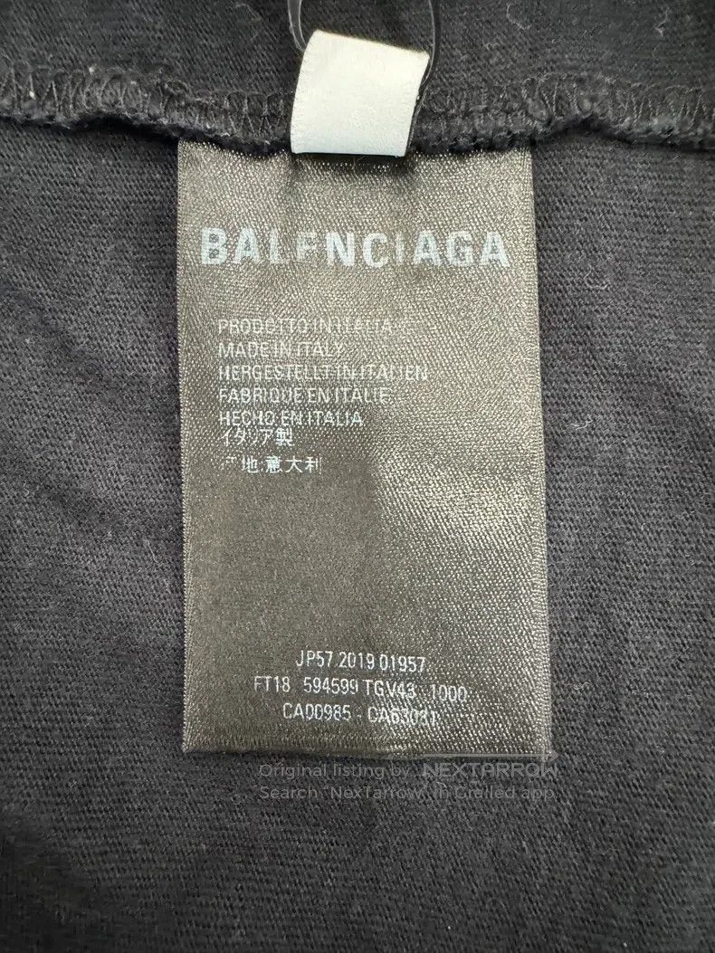 Balenciaga Balenciaga Colorful Letter Paris Eiffel Tower Pattern Prin Size US S / EU 44-46 / 1 - 7 Thumbnail