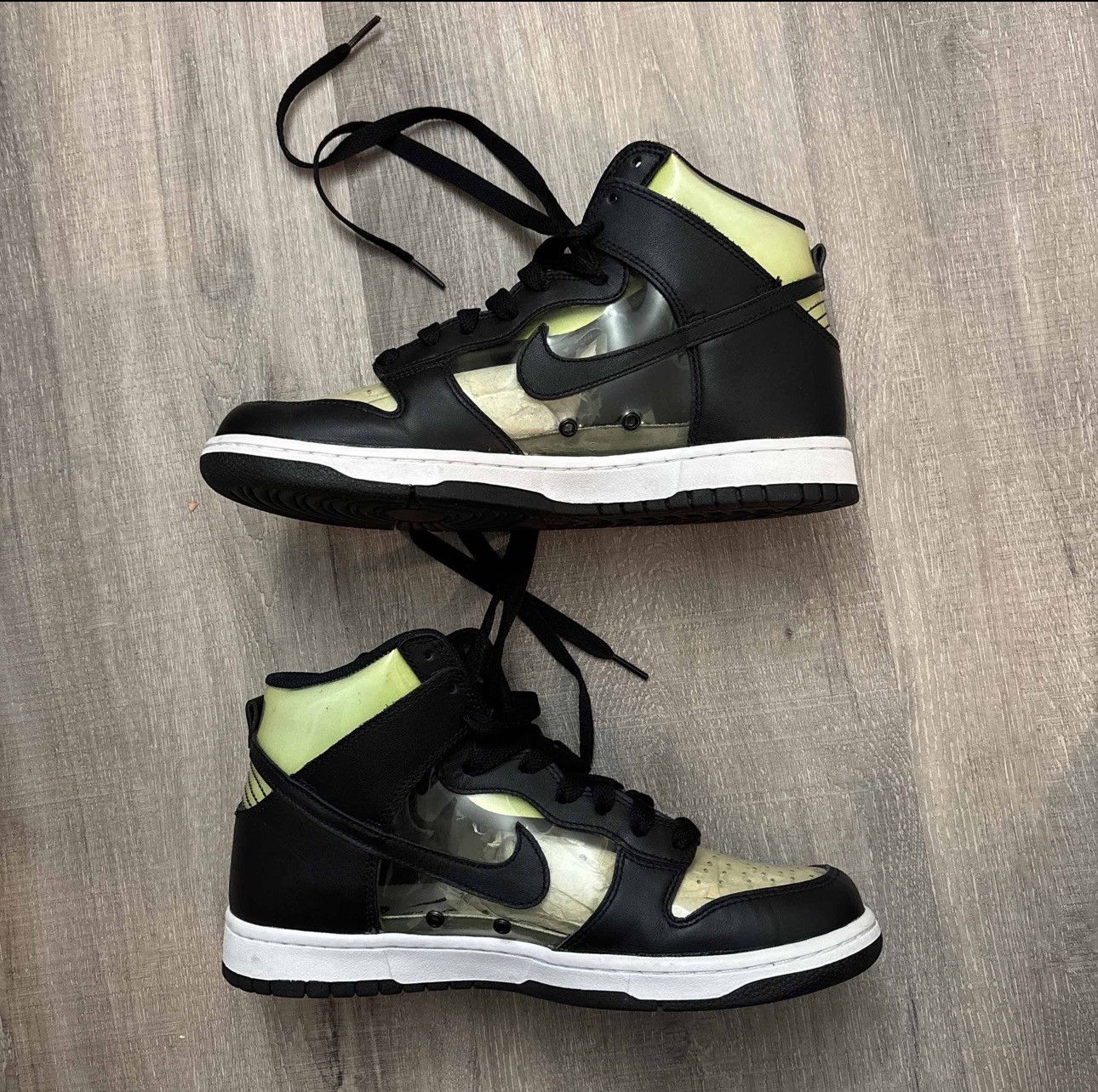 Comme des Garcons × Nike Comme des Garçons x Dunk High Retro 'Clear' Size US 9 / EU 42 - 2 Thumbnail