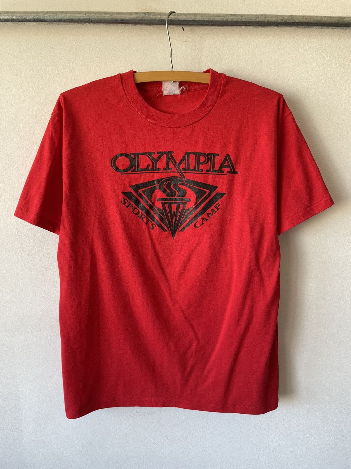 Converse × Vintage Vintage 80s Olympia Gym Sports Converse tee Size US M / EU 48-50 / 2 - 1 Thumbnail