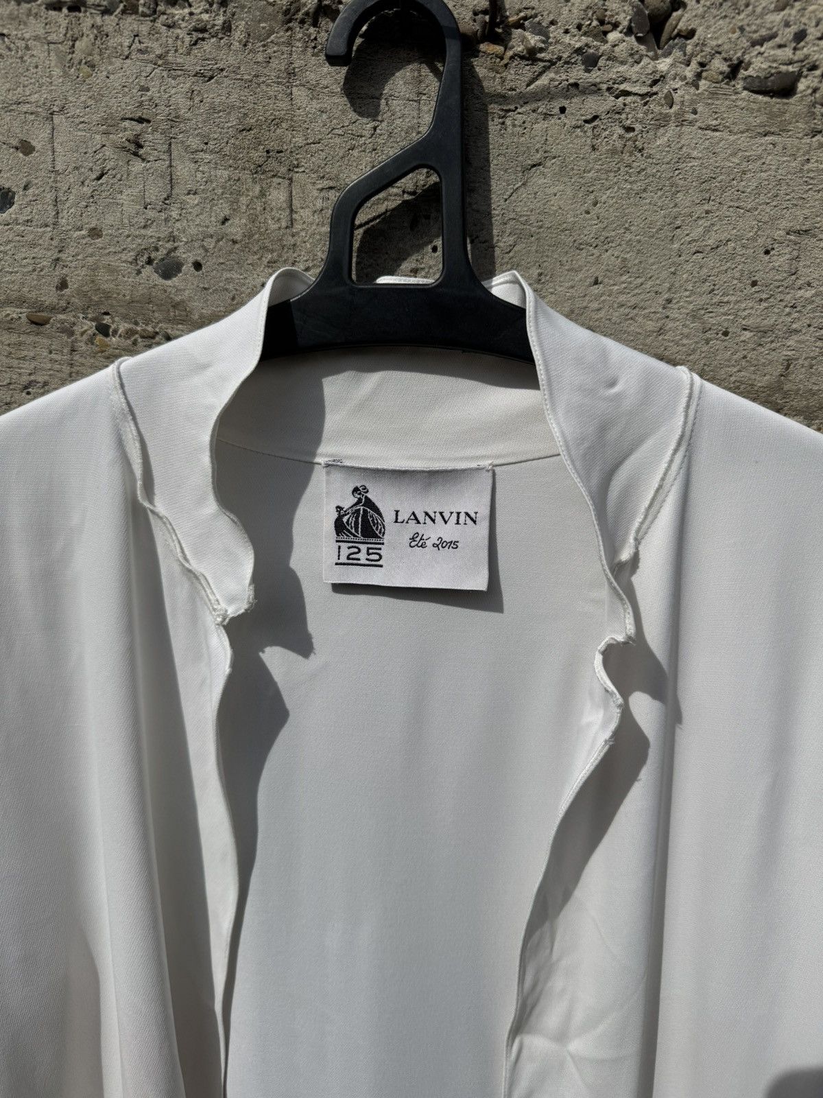 Lanvin LANVIN Paris Women’s Luxury Open-Front Blouse / Jacket Size L / US 10 / IT 46 - 3 Thumbnail
