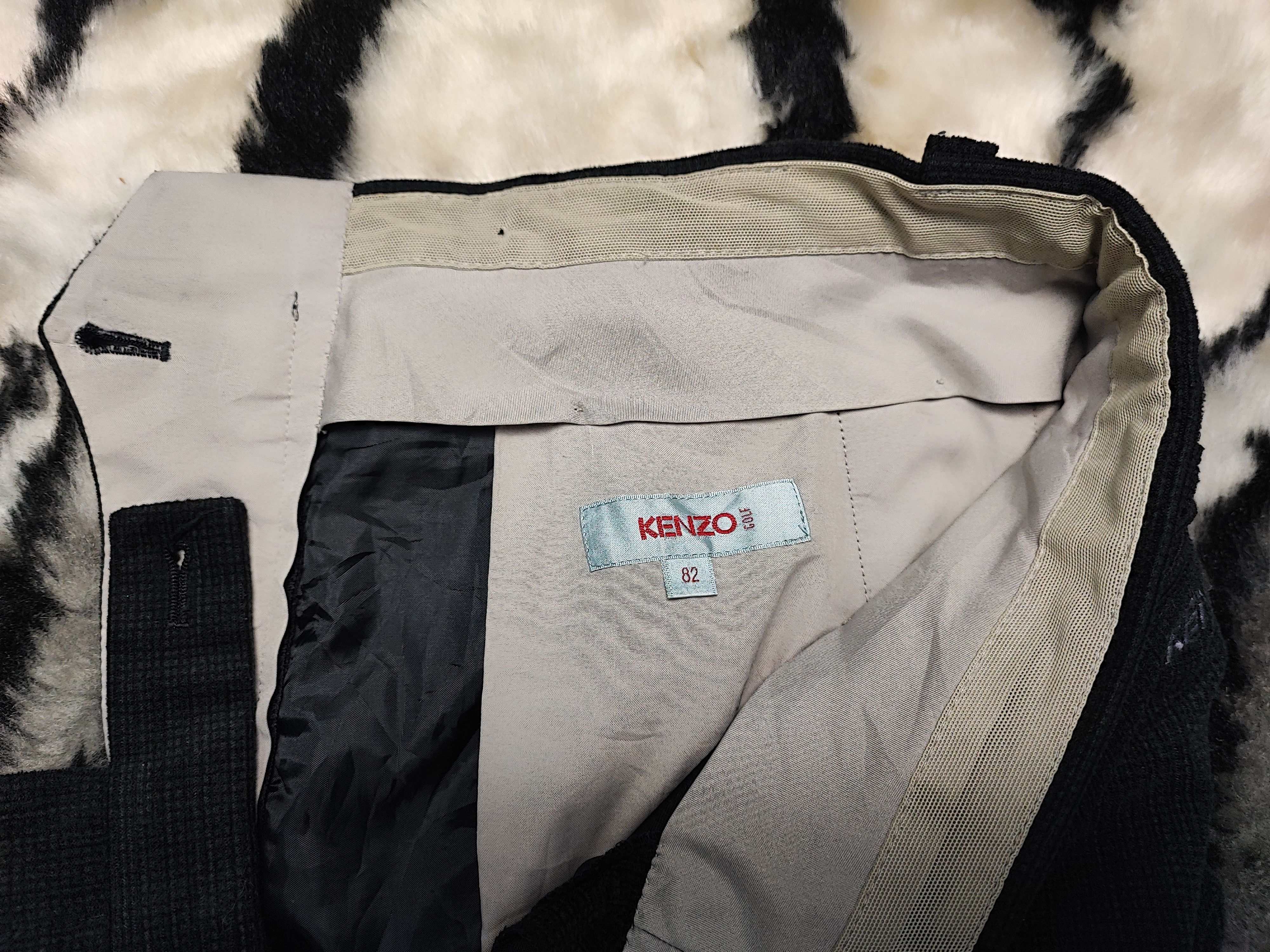 Kenzo Vintage Kenzo Wool Waffle Design Size US 31 - 16 Thumbnail