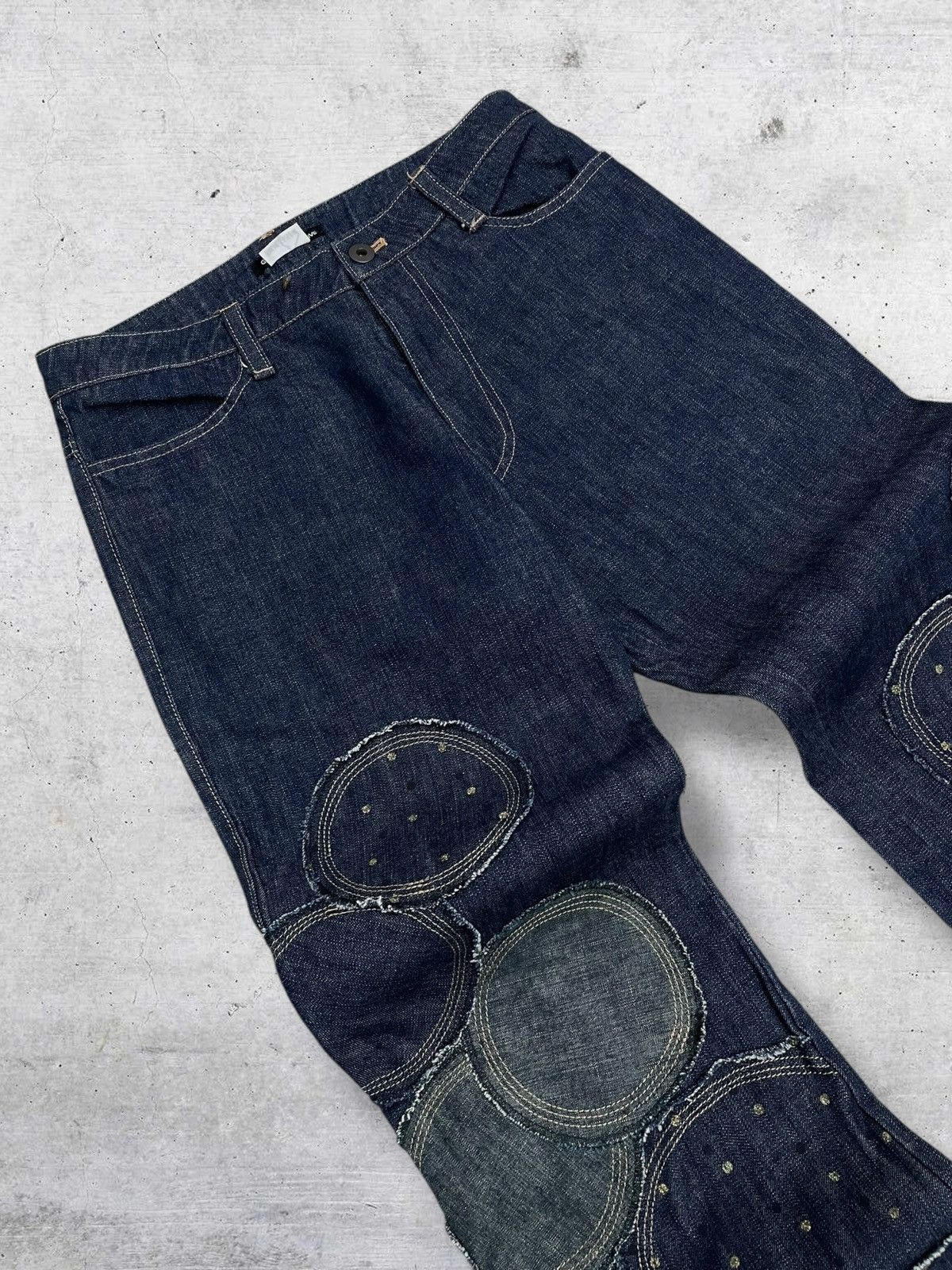 Tornado Mart VINTAGE GARDE COLLECTIVE OG JAPAN DESIGNER AVANTGARDE DENIM Size US 28 / EU 44 - 7 Thumbnail