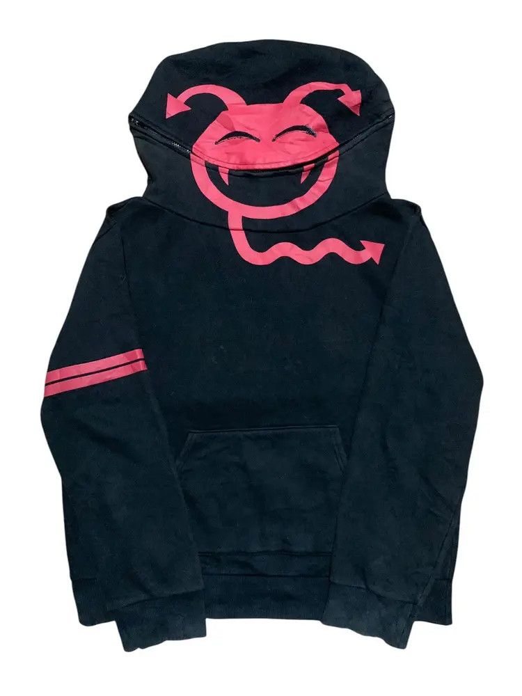 20471120 2000s G.O.G cyber punk devil mask bono styled hoodie Size US L / EU 52-54 / 3 - 2 Thumbnail