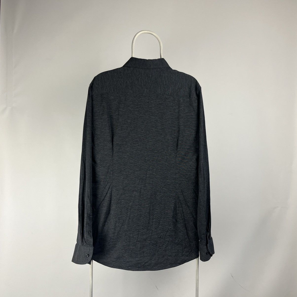 Eton Eton Slim Fit Four Way Stretch Shirt Dark Grey Size US XL / EU 56 / 4 - 2 Thumbnail