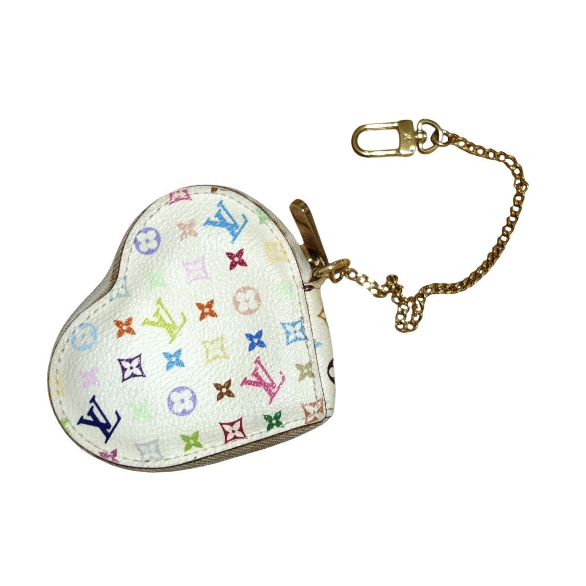 Louis Vuitton Louis Vuitton Multicolor Heart Coin Pouch Size ONE SIZE - 4 Thumbnail