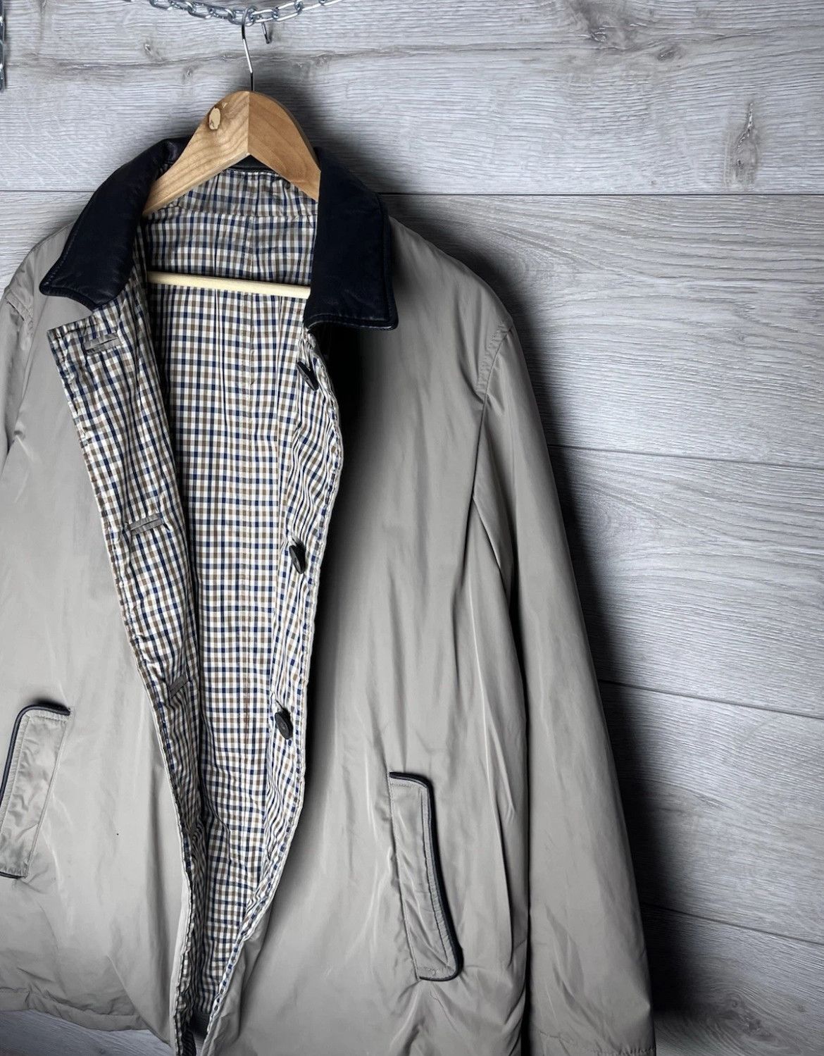 Vintage Reversible Men´s Jacket Aquascutum London size L Menswear