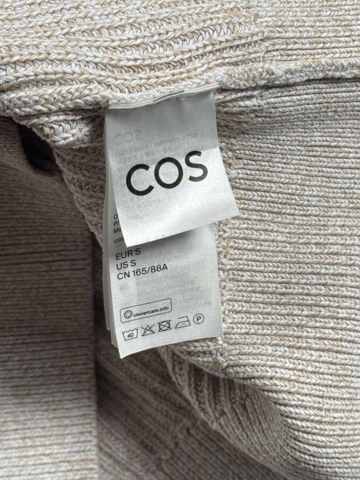 Cos × Designer COS S button up knitwear cardigan sweater jumper pullover Size S / US 4 / IT 40 - 9 Thumbnail