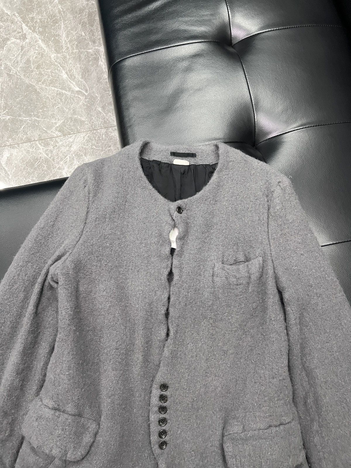 Comme des Garcons Homme Plus Comme des Garçons Homme Plus FW22 Runway Felted Pleated Butt Size 42L - 4 Thumbnail