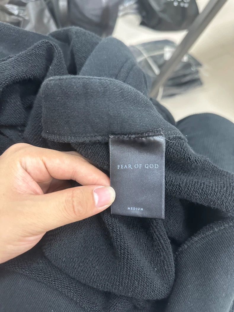Fear of God Fear of God Black half-pulled sweatshirt Size US M / EU 48-50 / 2 - 4 Thumbnail