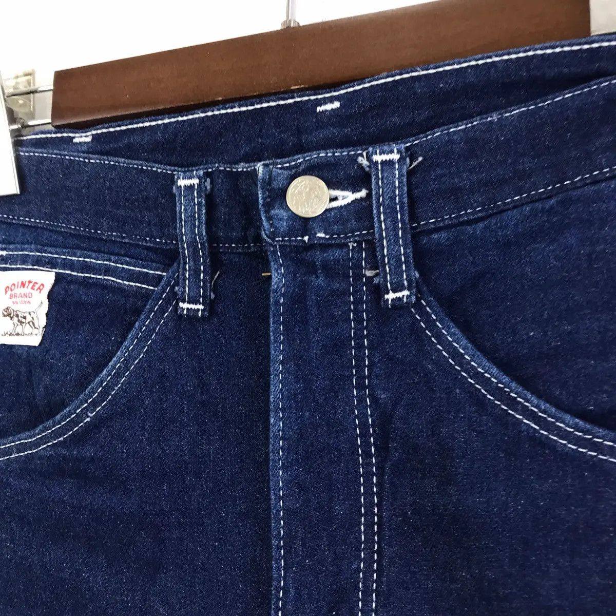 Pointer Vintage 70’ POINTER BRAND Made In USA Short Denim Jeans Size 28" / US 6 / IT 42 - 5 Thumbnail