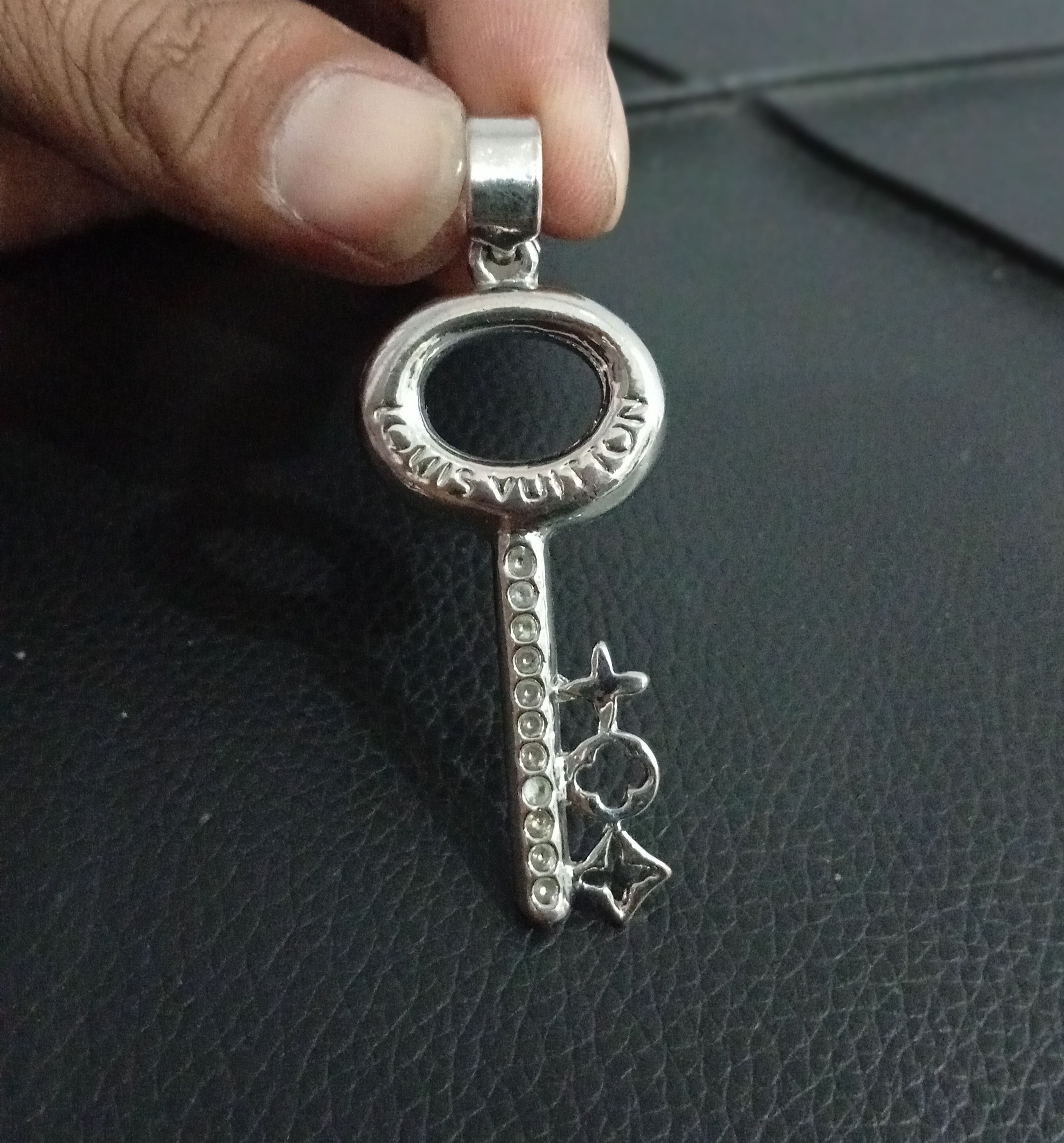 Louis Vuitton key necklace pendant